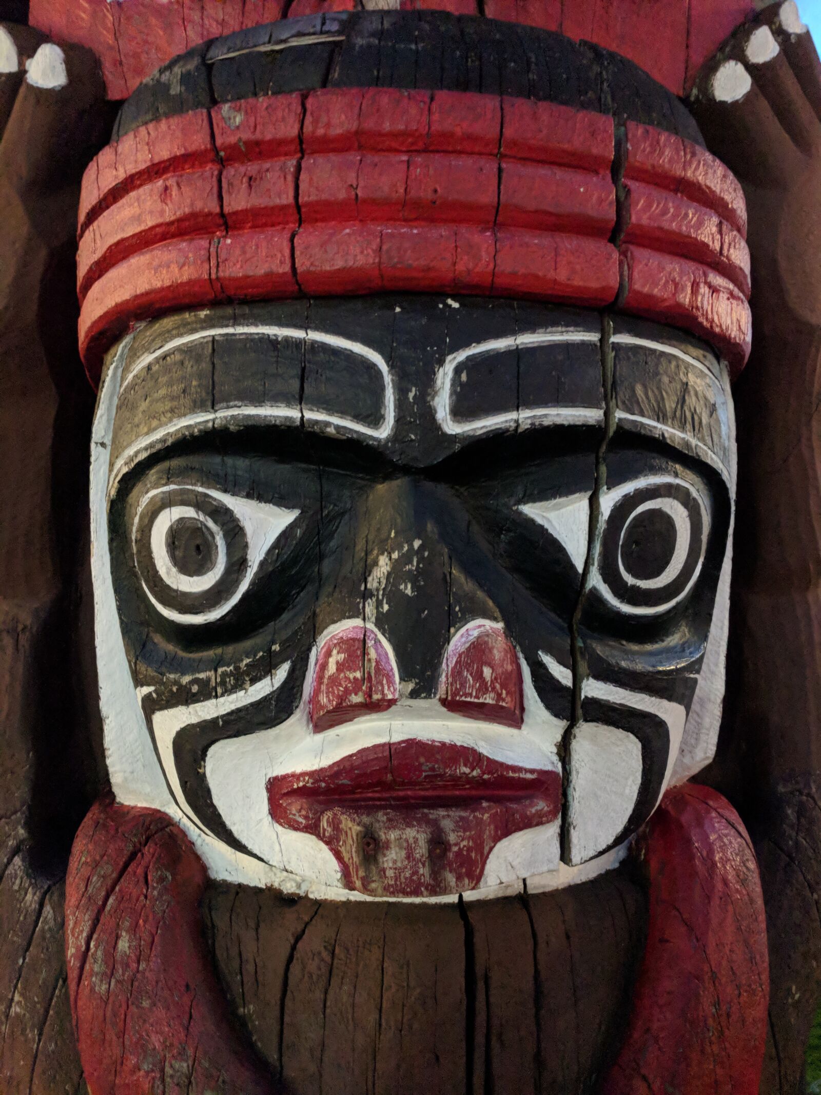 Google Pixel XL sample photo. Tribal mask, native america photography
