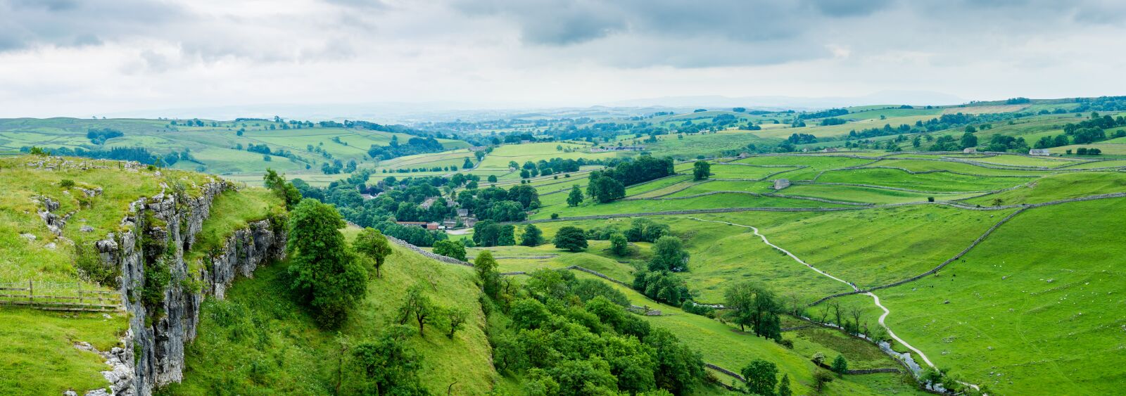 Nikon D7100 sample photo. Malham cove, yorkshire, pano photography