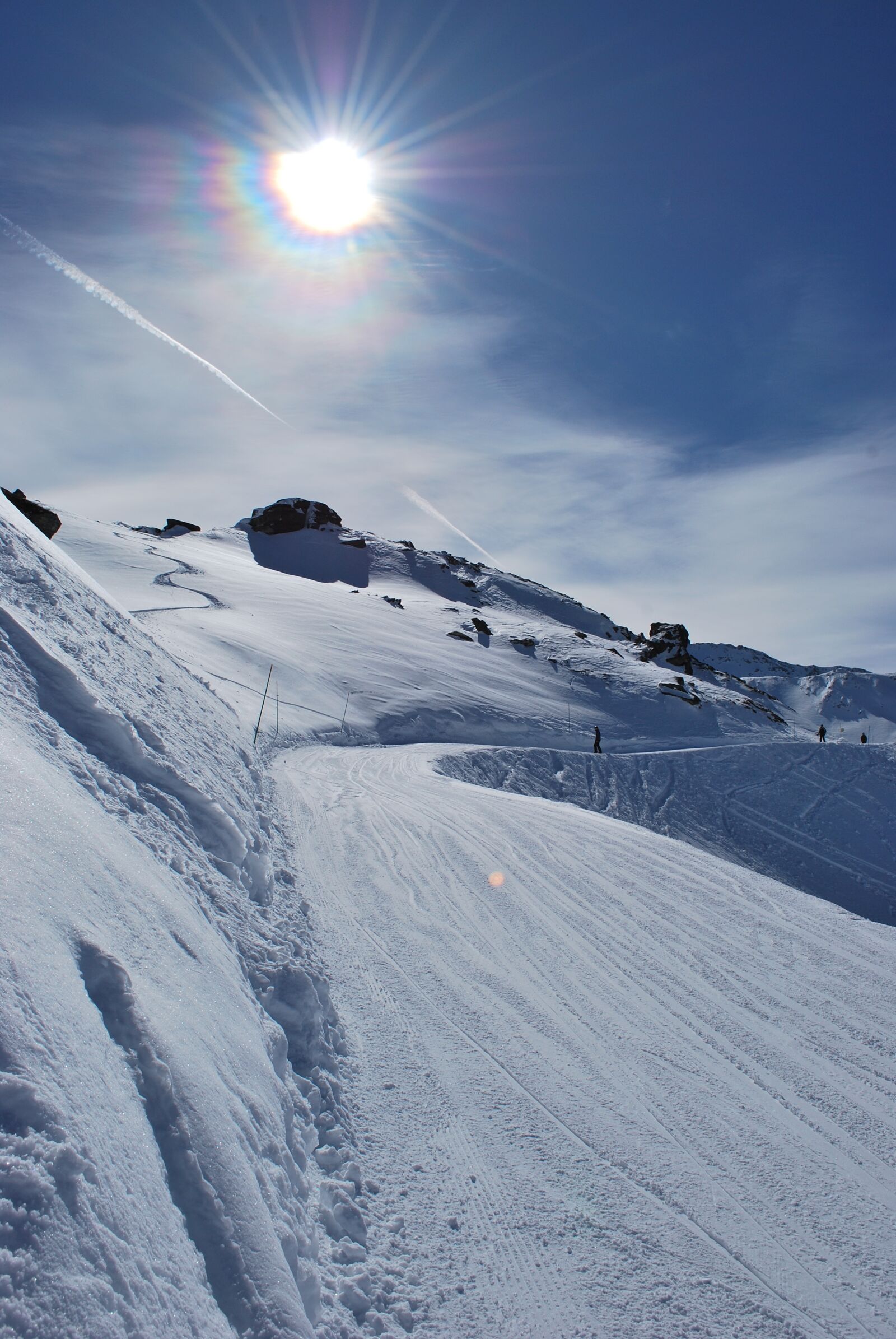Nikon D60 sample photo. Skiing, alps, snow photography