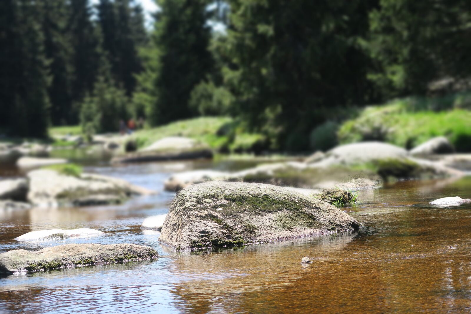 Canon PowerShot G5 X sample photo. Rock, stone, river photography