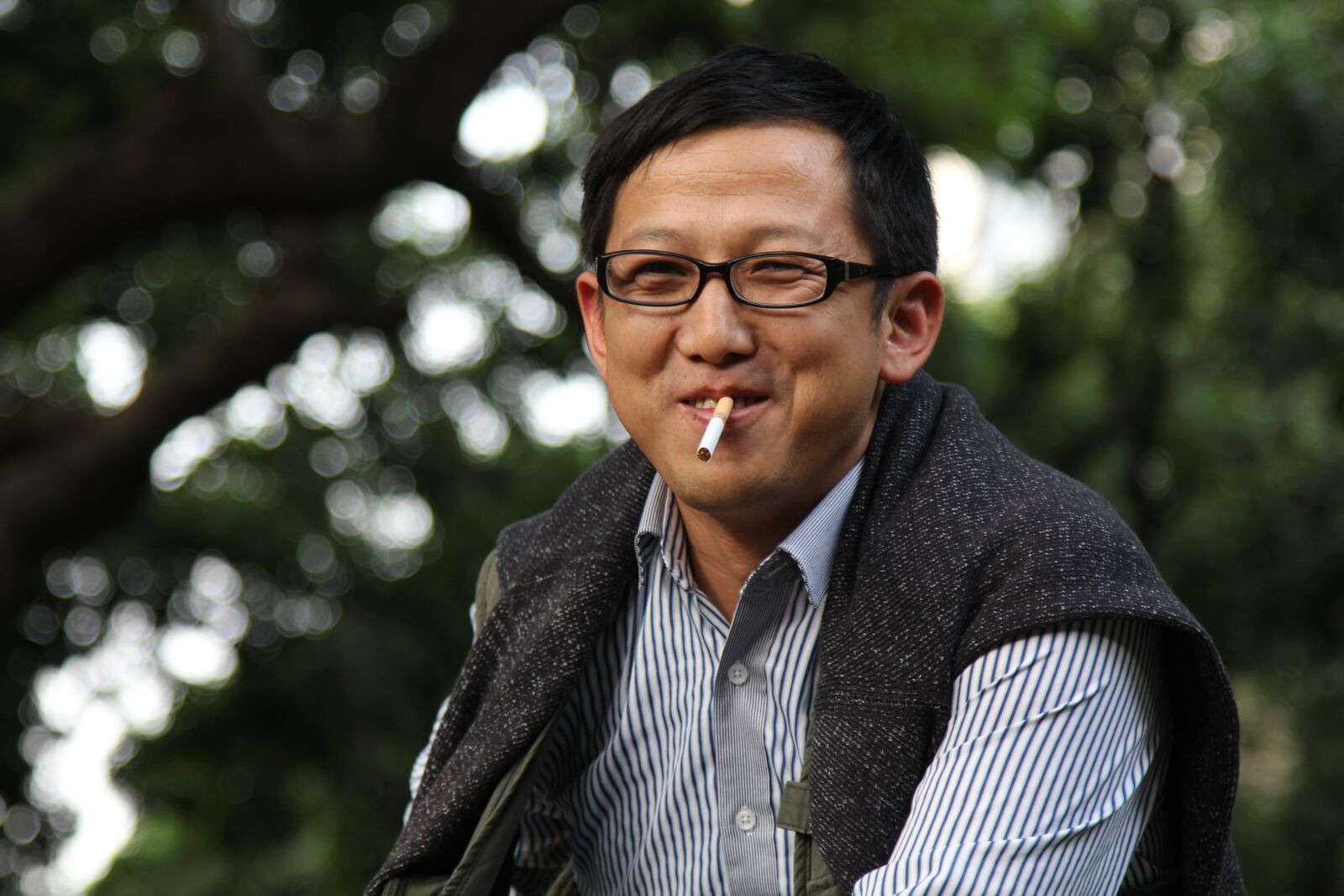 Canon EOS 60D + Canon EF 24-105mm F4L IS USM sample photo. Laugh, middle-aged men, sunshine photography