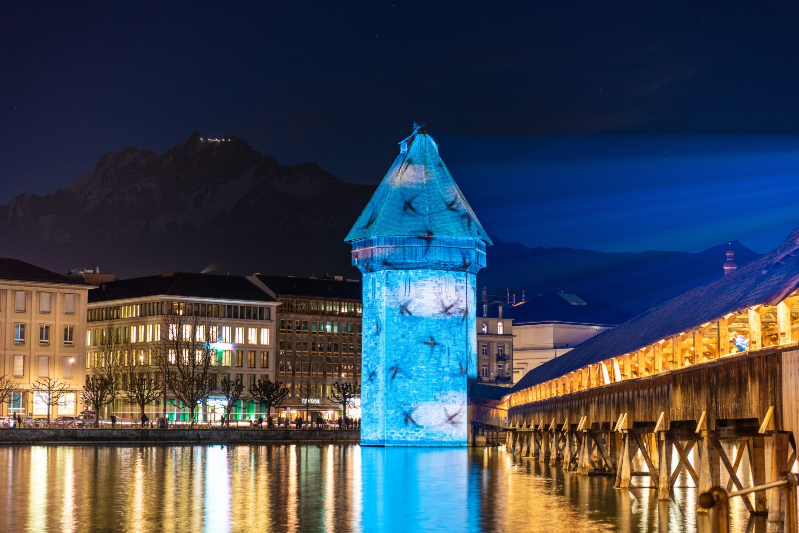 Nikon D850 sample photo. Lucerne, water tower and photography