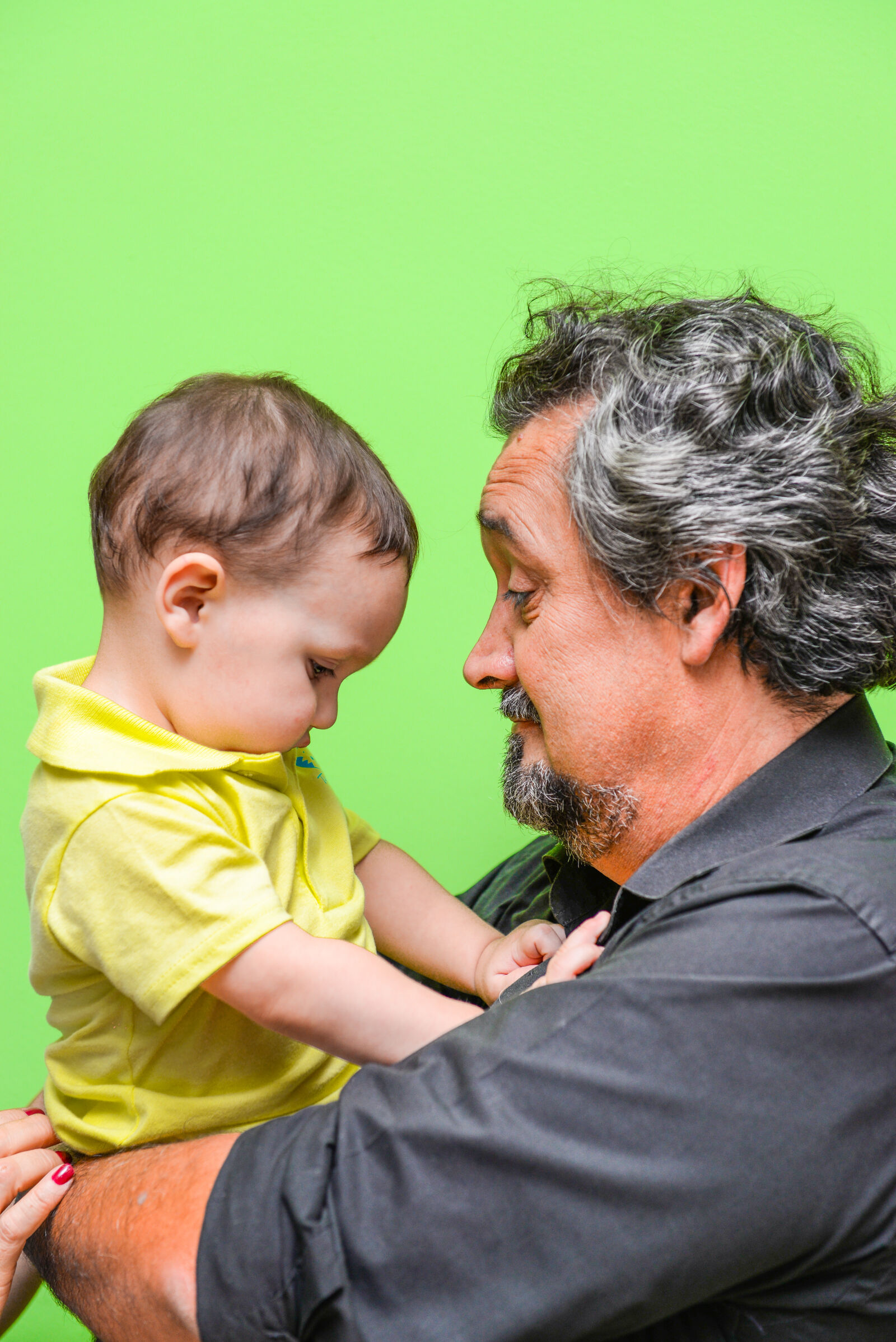 Nikon D610 sample photo. Baby, grandfather, people, portrait photography