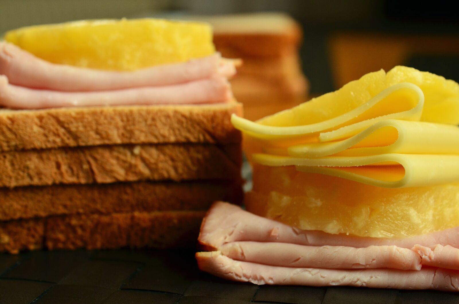 Nikon D5100 sample photo. Toast, cheese, cheese slices photography