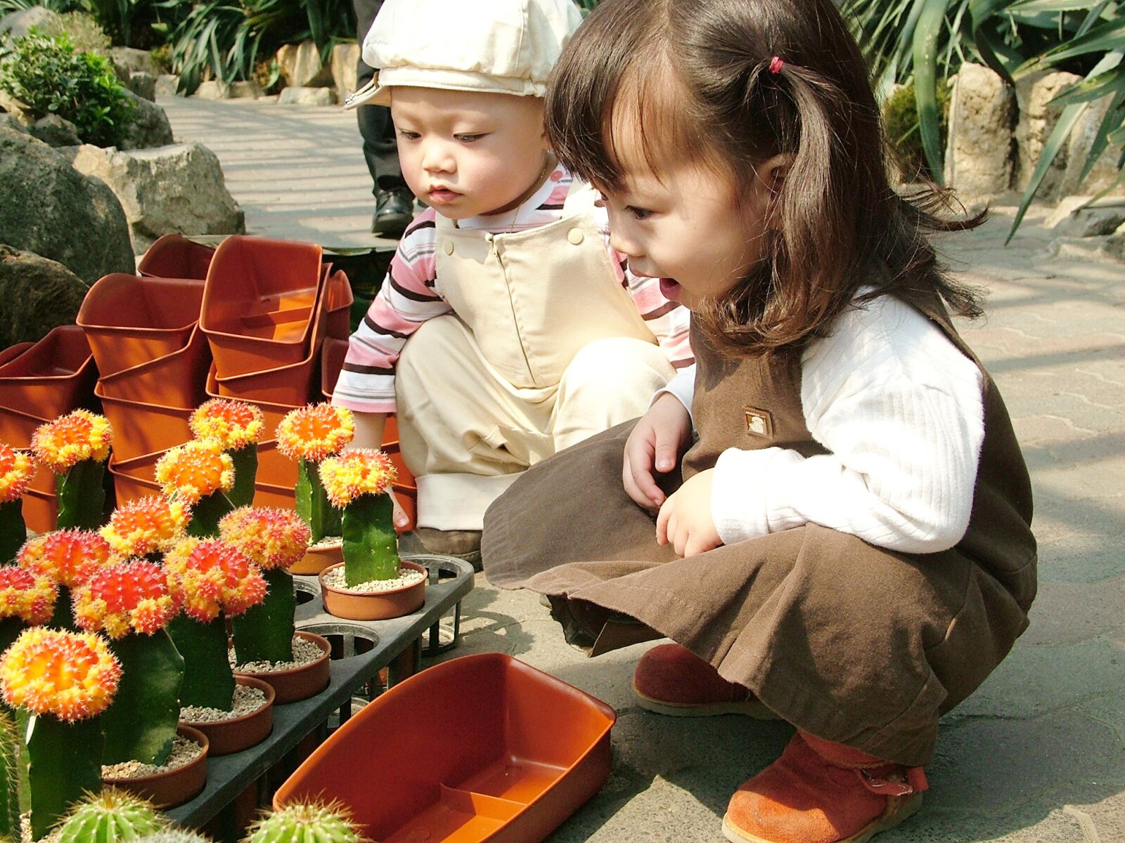 Fujifilm FinePix S7000 sample photo. Outing, botanical garden, children's photography