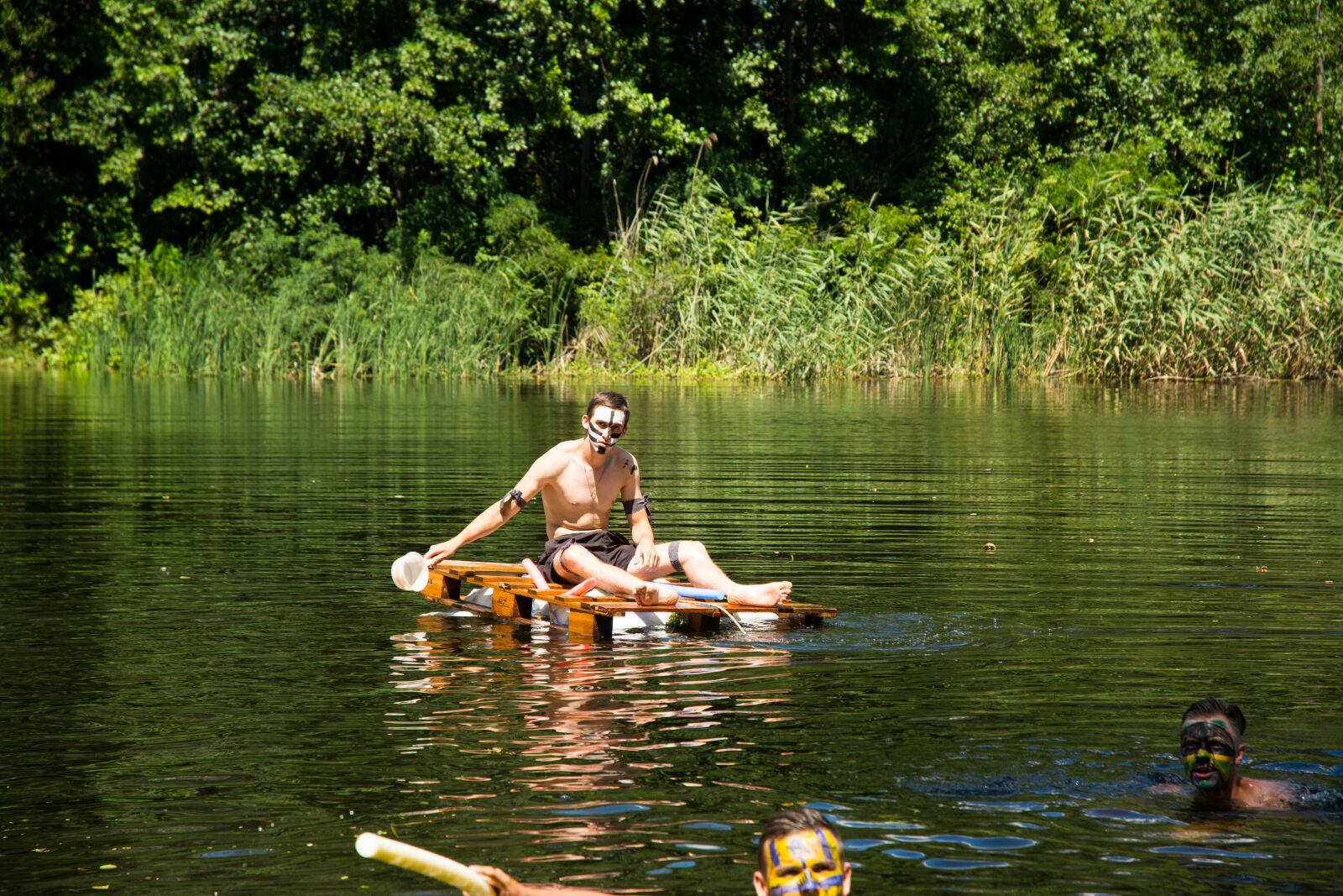 Nikon D7100 sample photo. Camp, dip, forest, pine photography