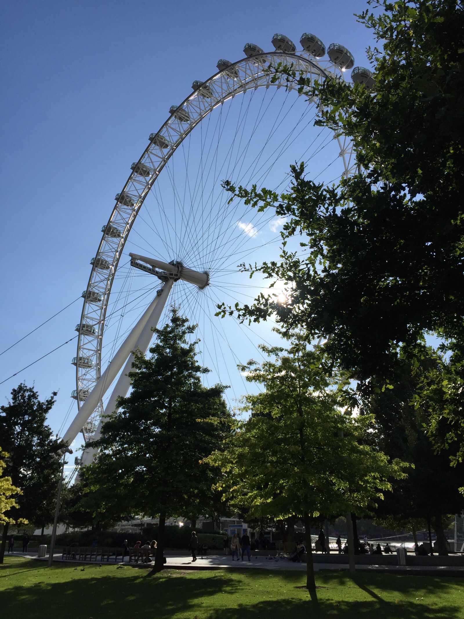 iPhone 6 back camera 4.15mm f/2.2 sample photo. London, london eye, tourist photography