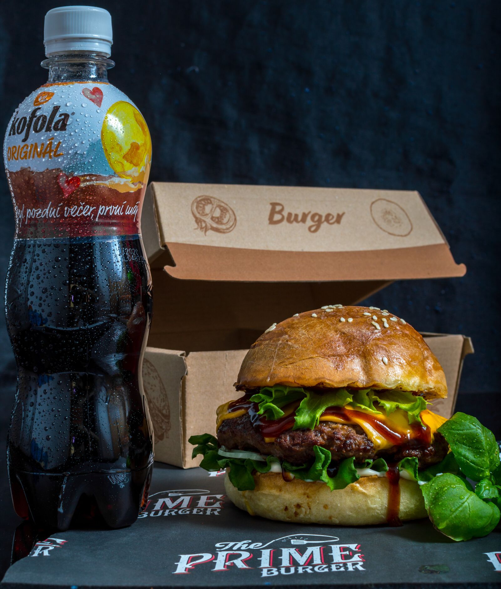 Nikon D3200 sample photo. Burger, cola, food photography