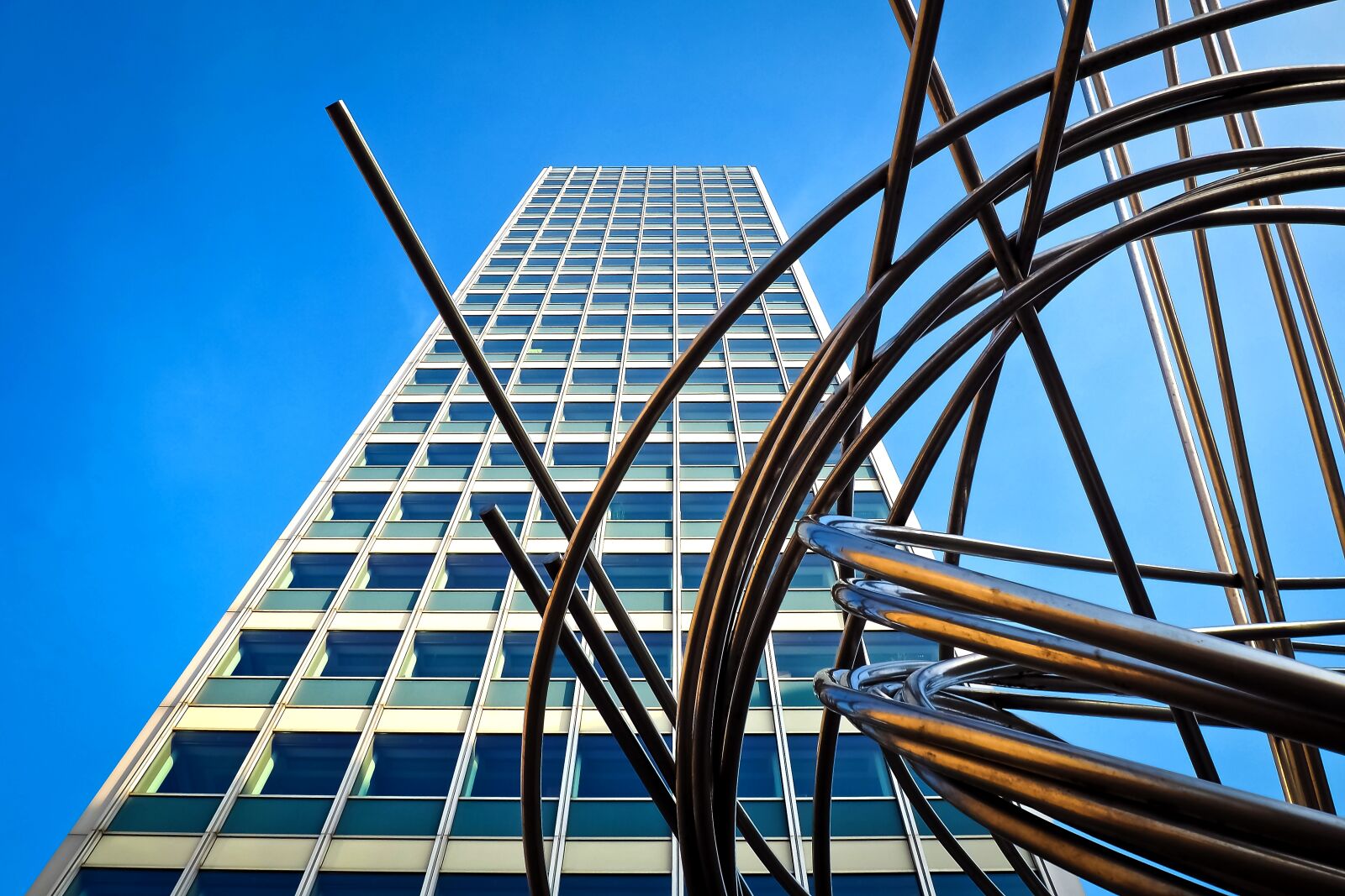 Olympus OM-D E-M10 sample photo. Architecture, skyscraper, glass facades photography