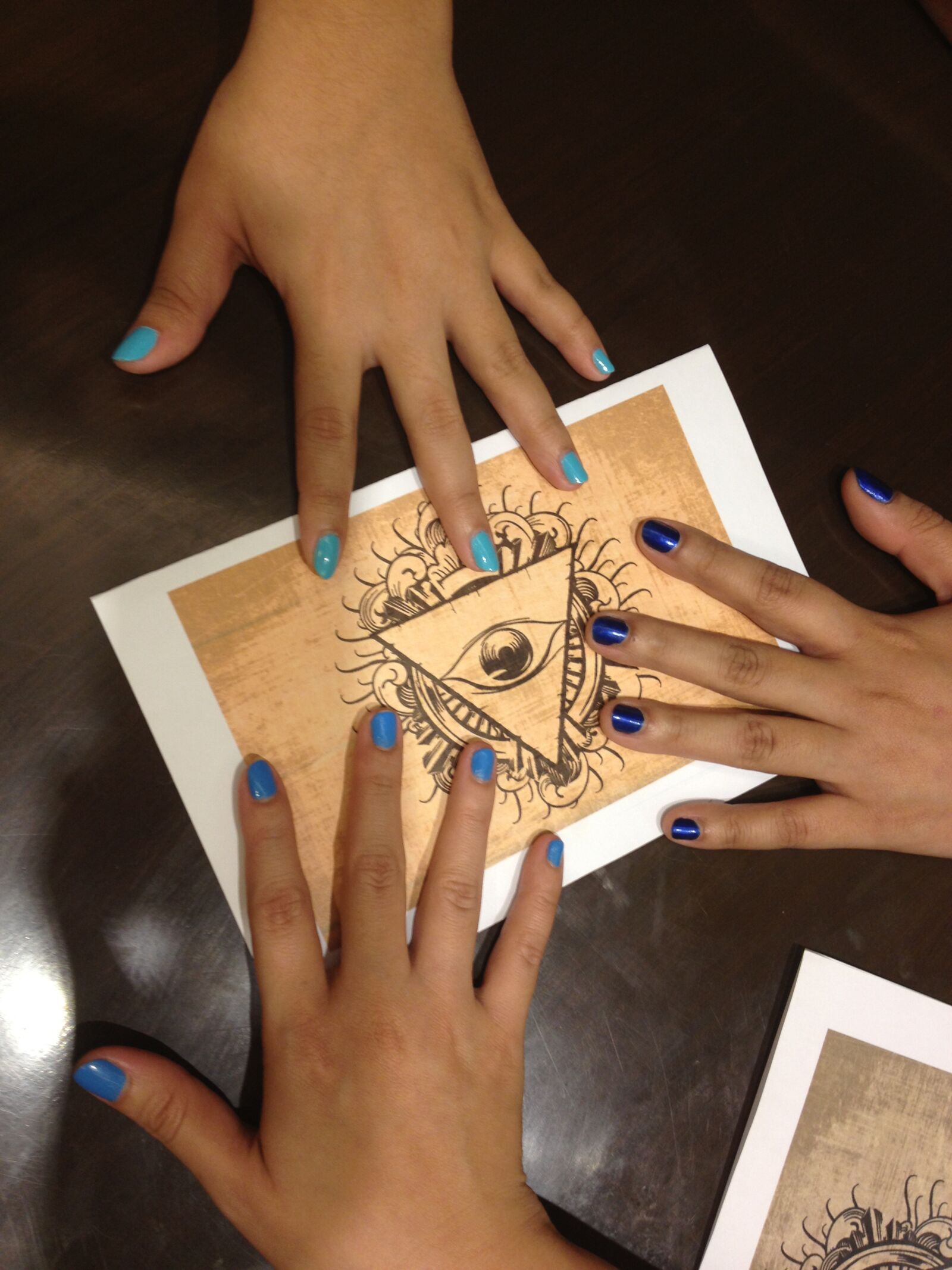 Apple iPhone 4S sample photo. Triangle, black magic, nail photography