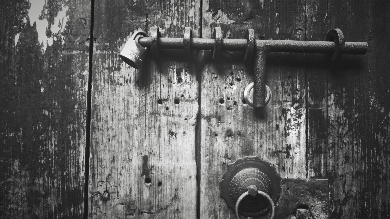nubia Z11 MINI sample photo. Black, and, white, door photography