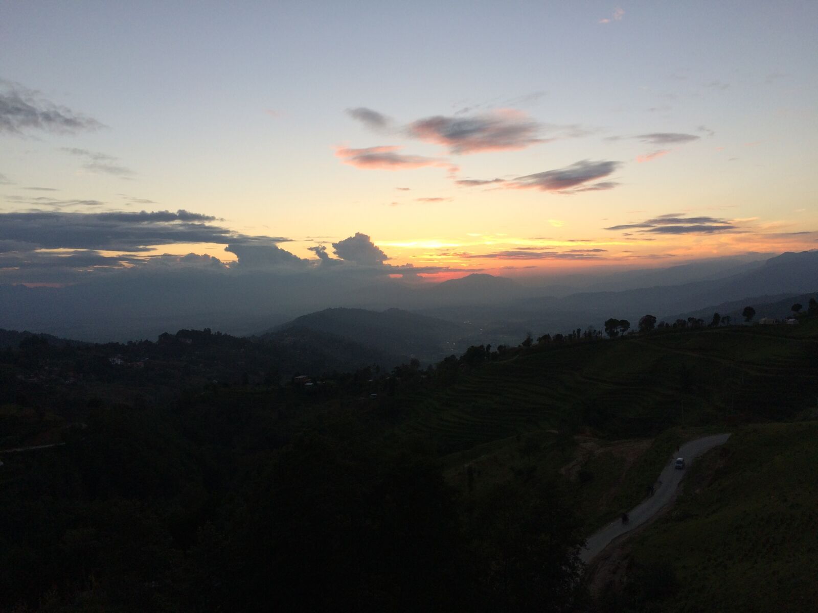 iPhone 5s back camera 4.15mm f/2.2 sample photo. Sunset, sky, sun photography