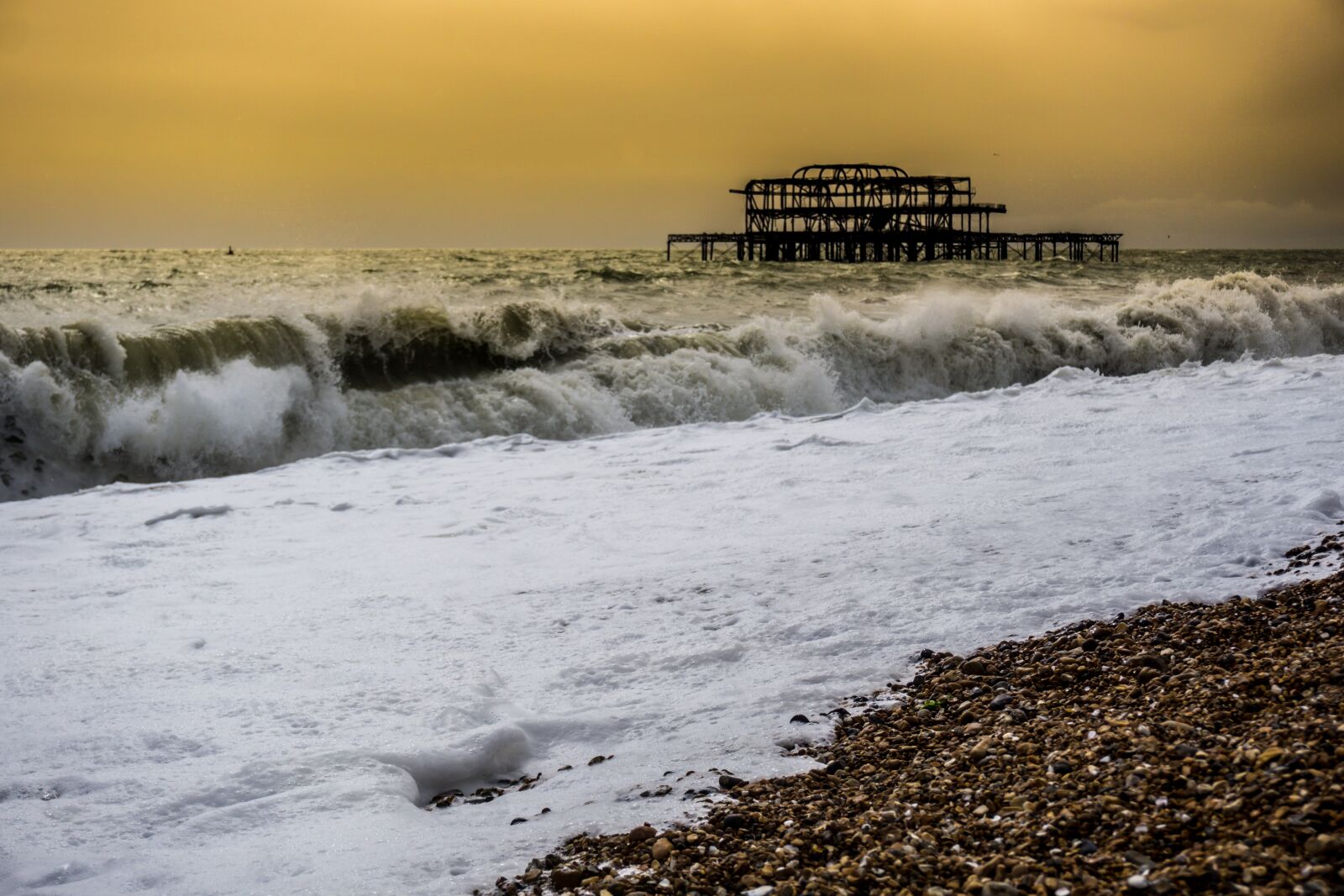 Sony a6000 sample photo. Brighton, brighton pier, pier photography