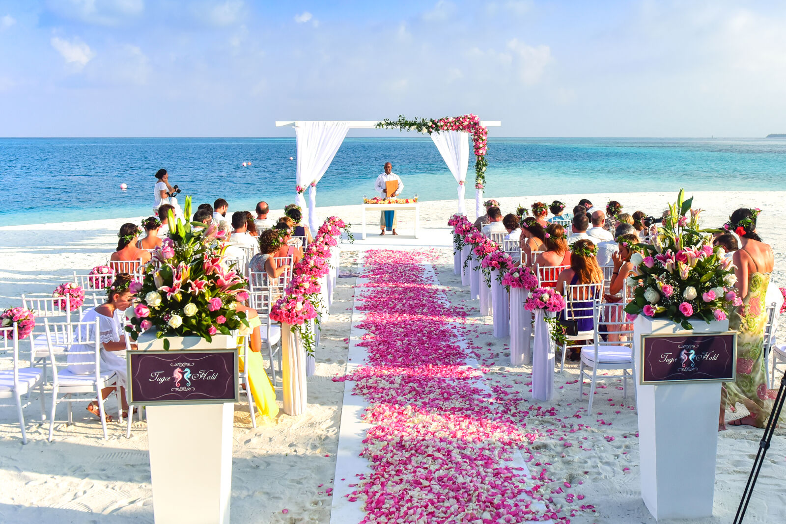 Nikon D750 sample photo. Beach, wedding, ceremony, during photography