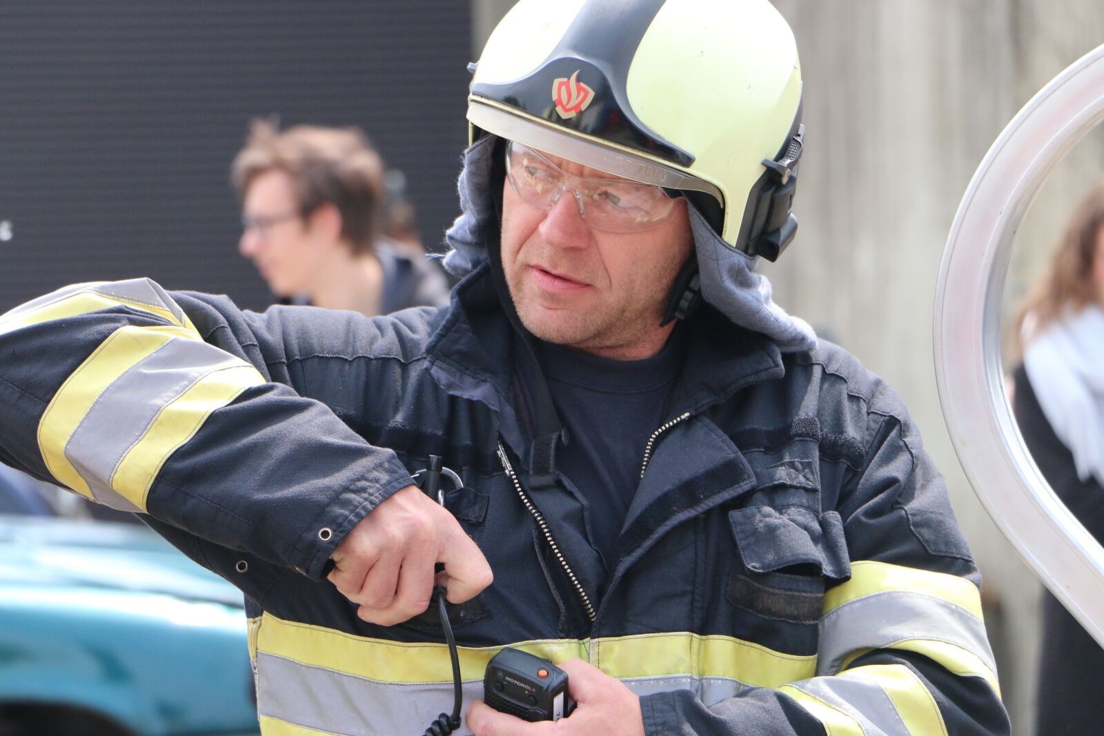Canon EOS 70D sample photo. Fire department, fire, fireman photography