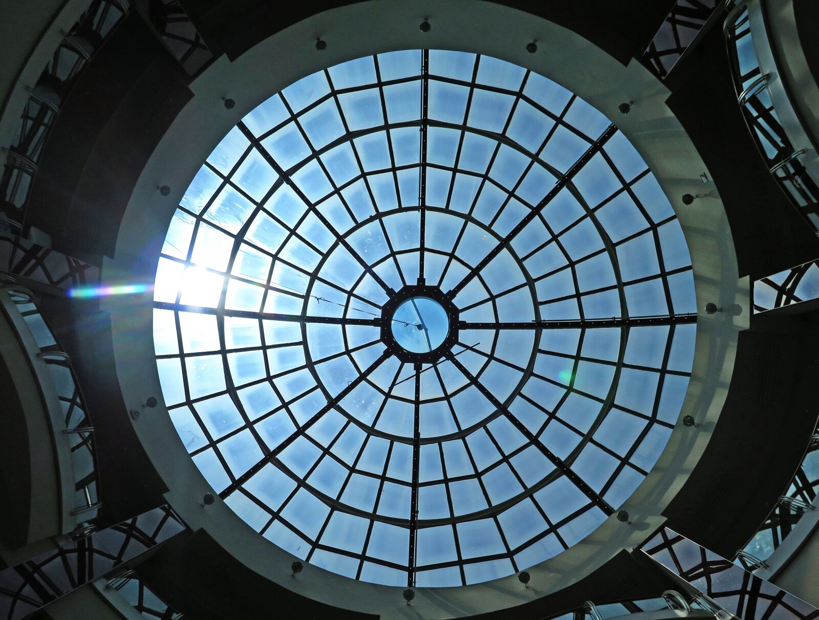 Canon PowerShot G16 sample photo. Roof dome, shopping centre photography