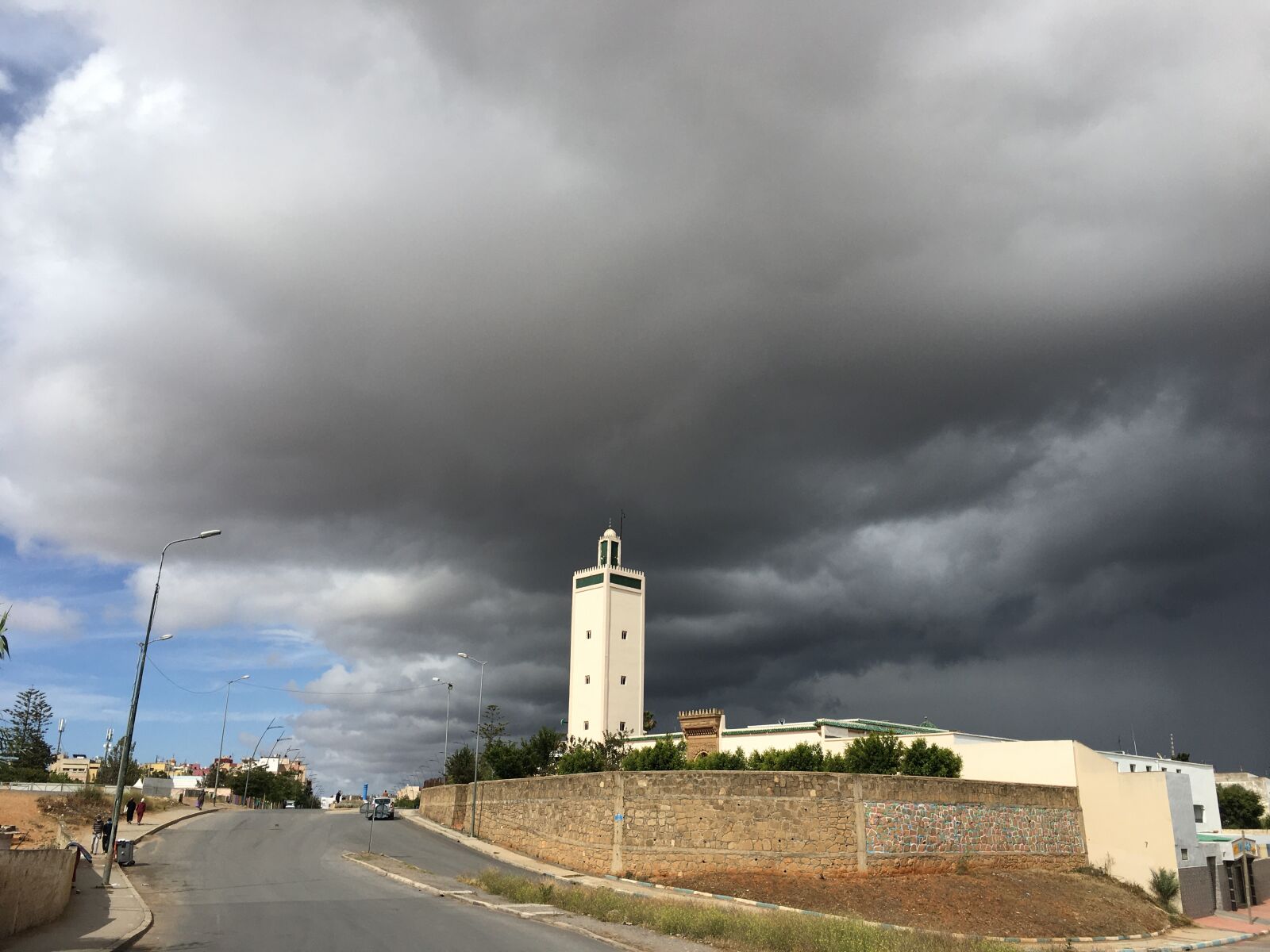 Apple iPhone 6s sample photo. Mosque, clouds, prayer photography