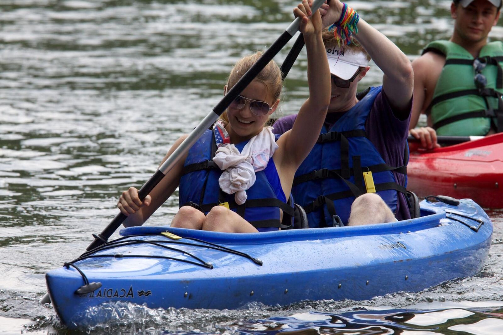 Canon EOS 50D sample photo. Pair, kayakers, paddling, potomac photography