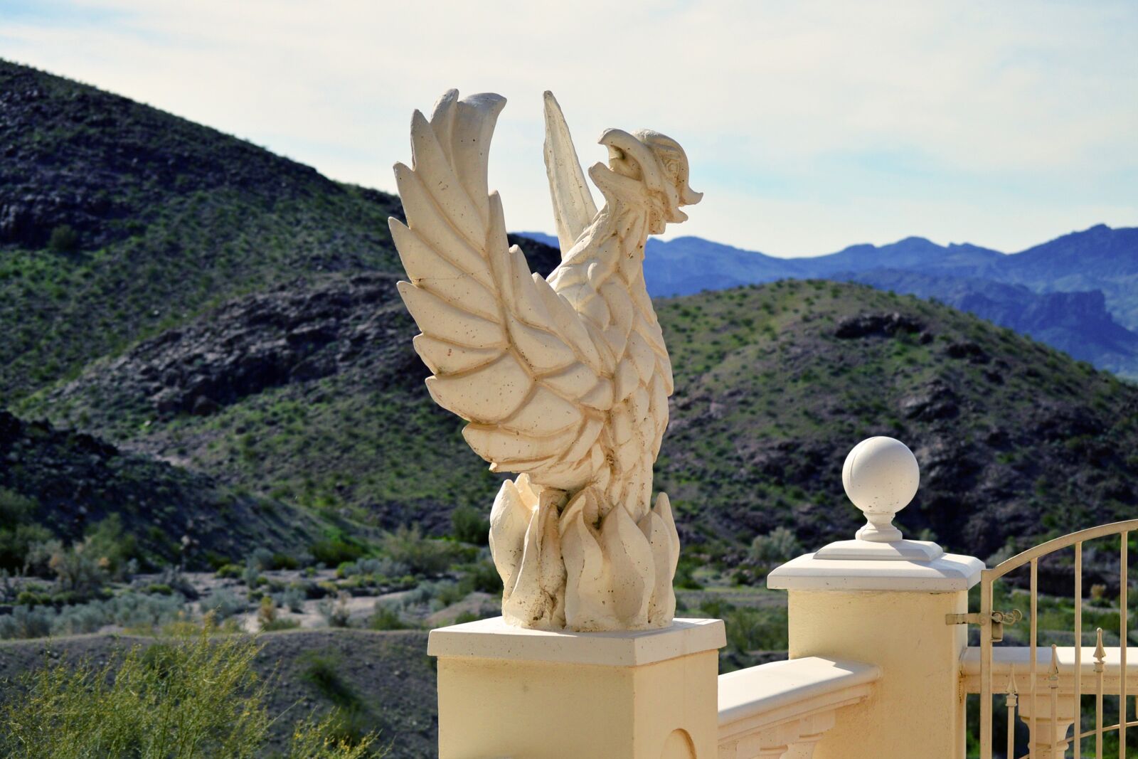Nikon D3200 sample photo. Phoenix, statue, mold photography