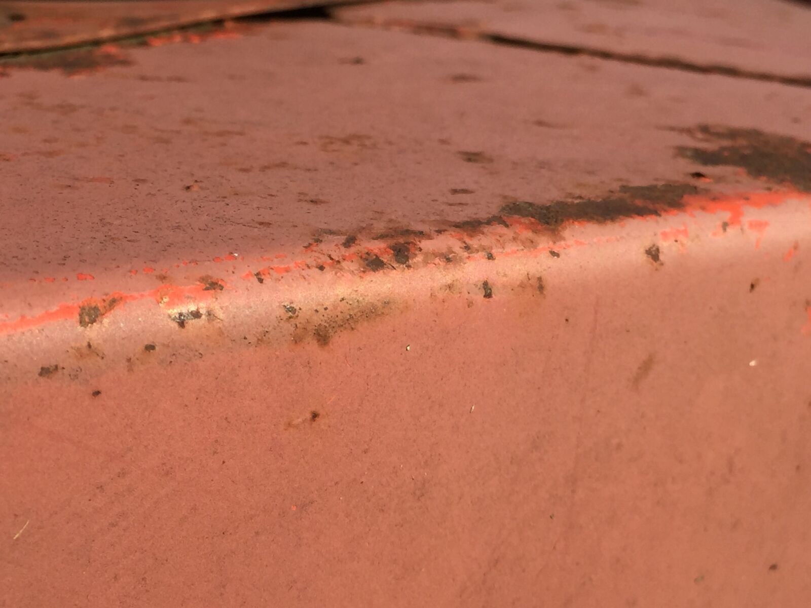 Apple iPhone 6 sample photo. Closeup, farm, red, rust photography