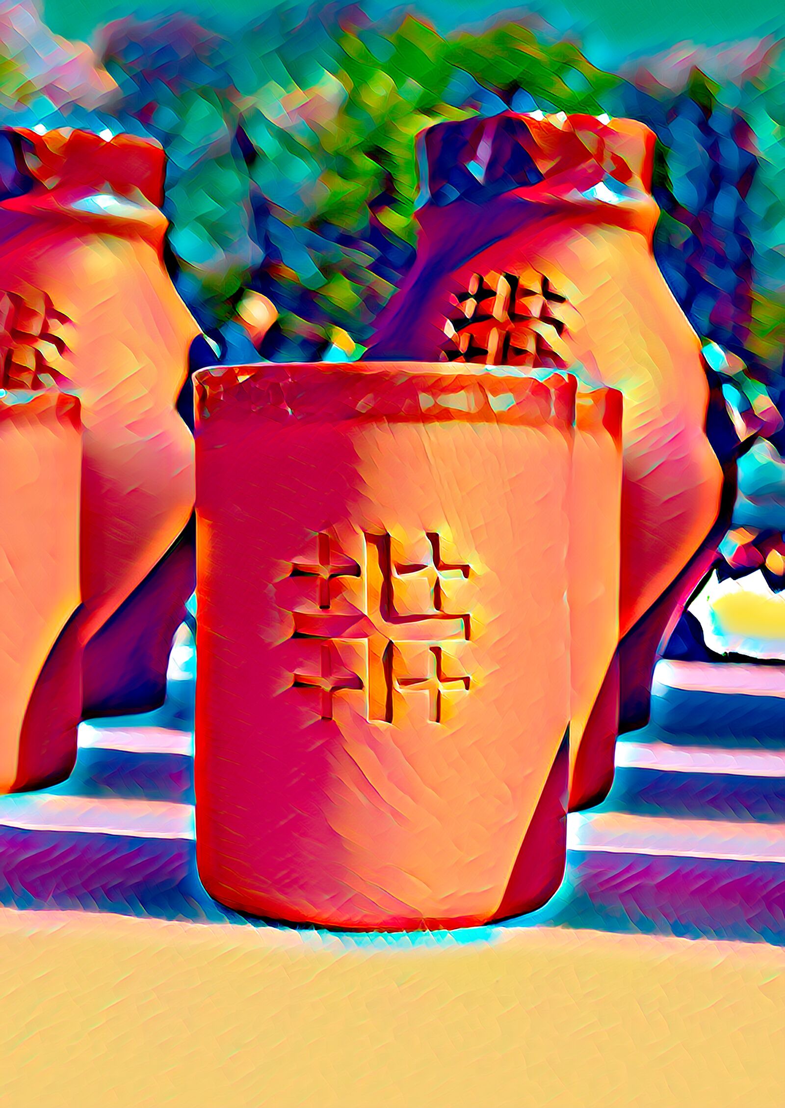 Canon EOS 550D (EOS Rebel T2i / EOS Kiss X4) sample photo. Red, chalices, communion photography