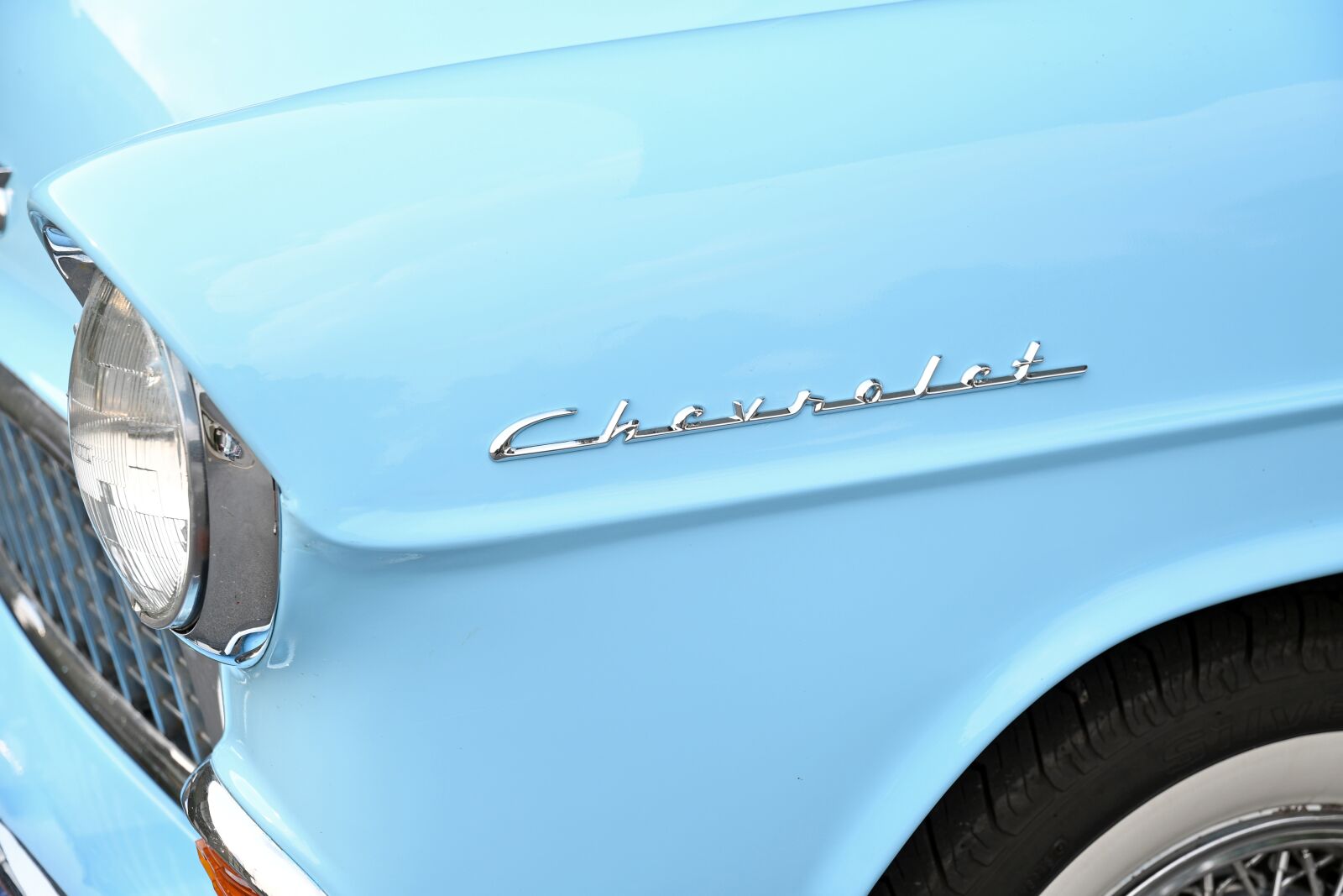Nikon D500 sample photo. Chevy, chevrolet, car photography