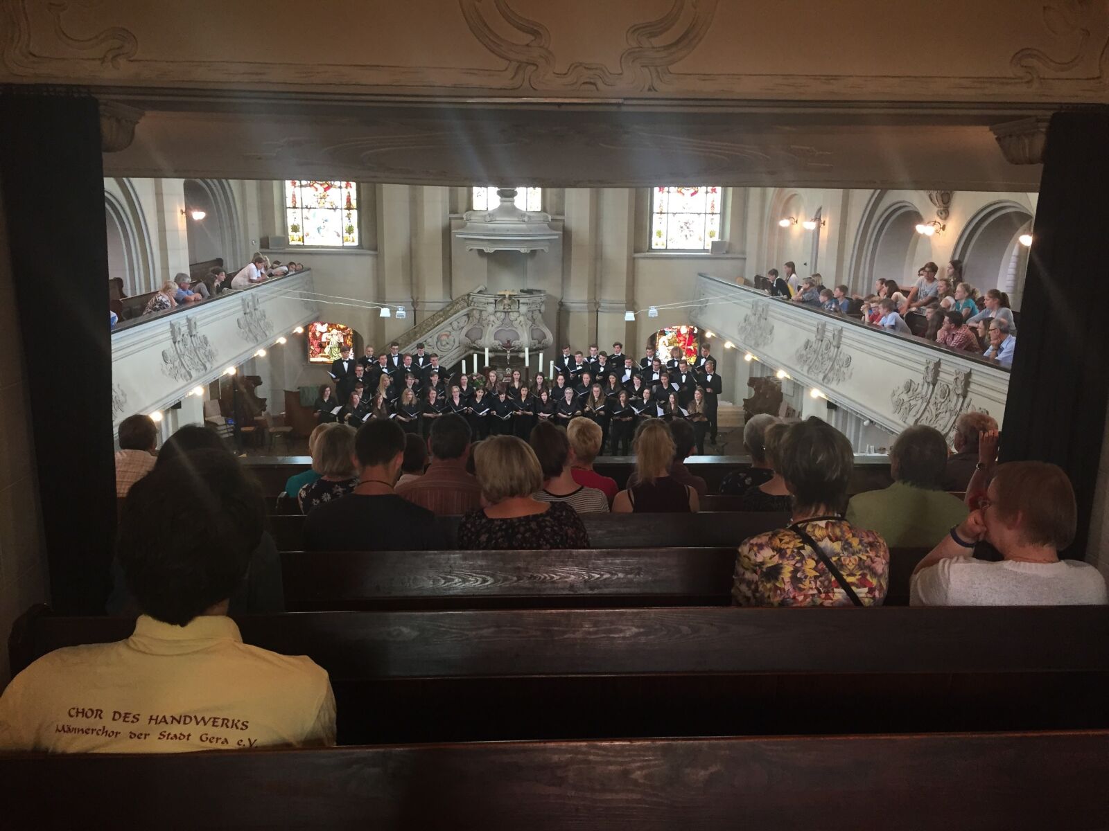 Apple iPhone 6 sample photo. Gera, choir, church photography