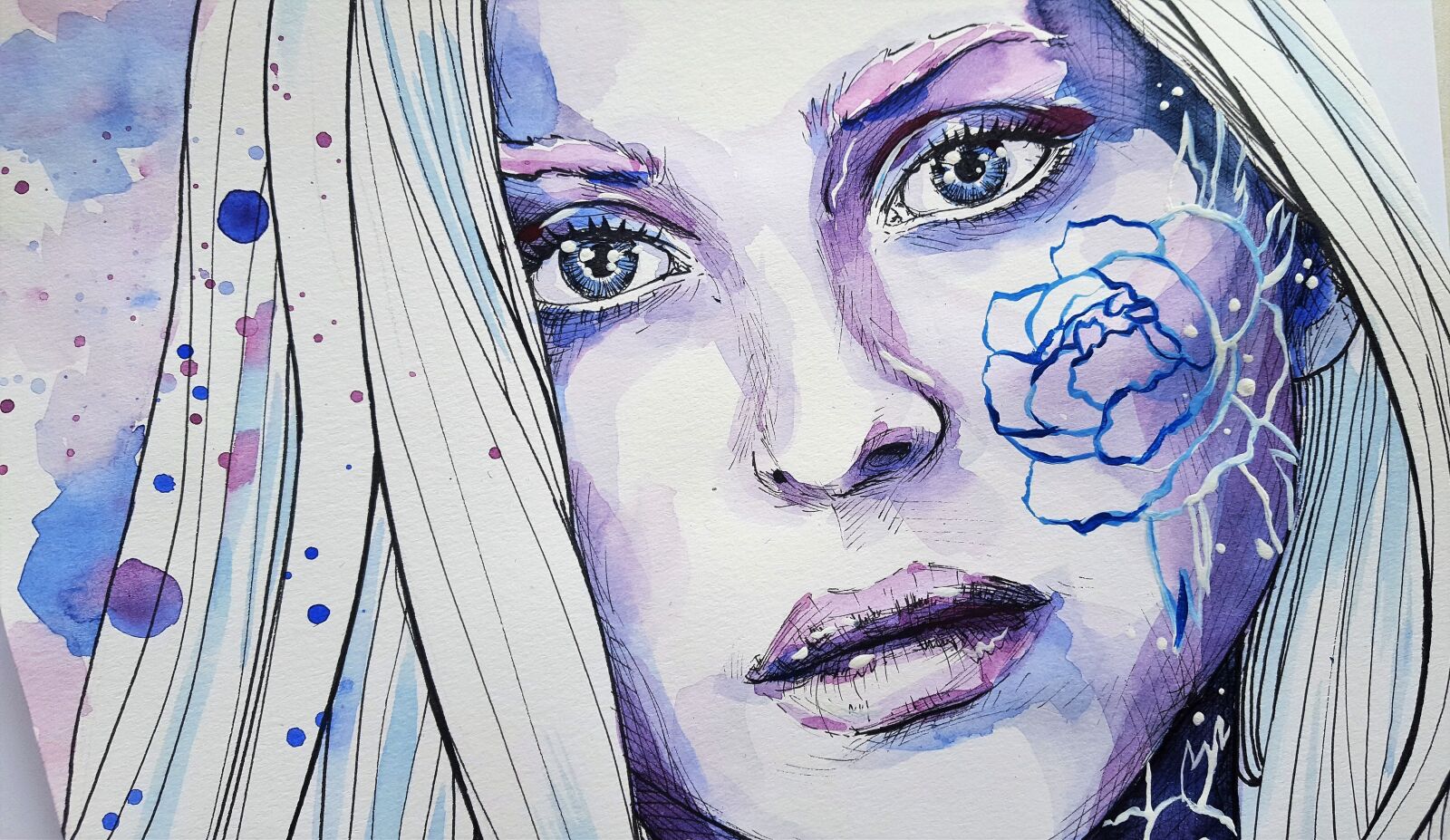 Samsung Galaxy S6 sample photo. Art, painting, woman photography