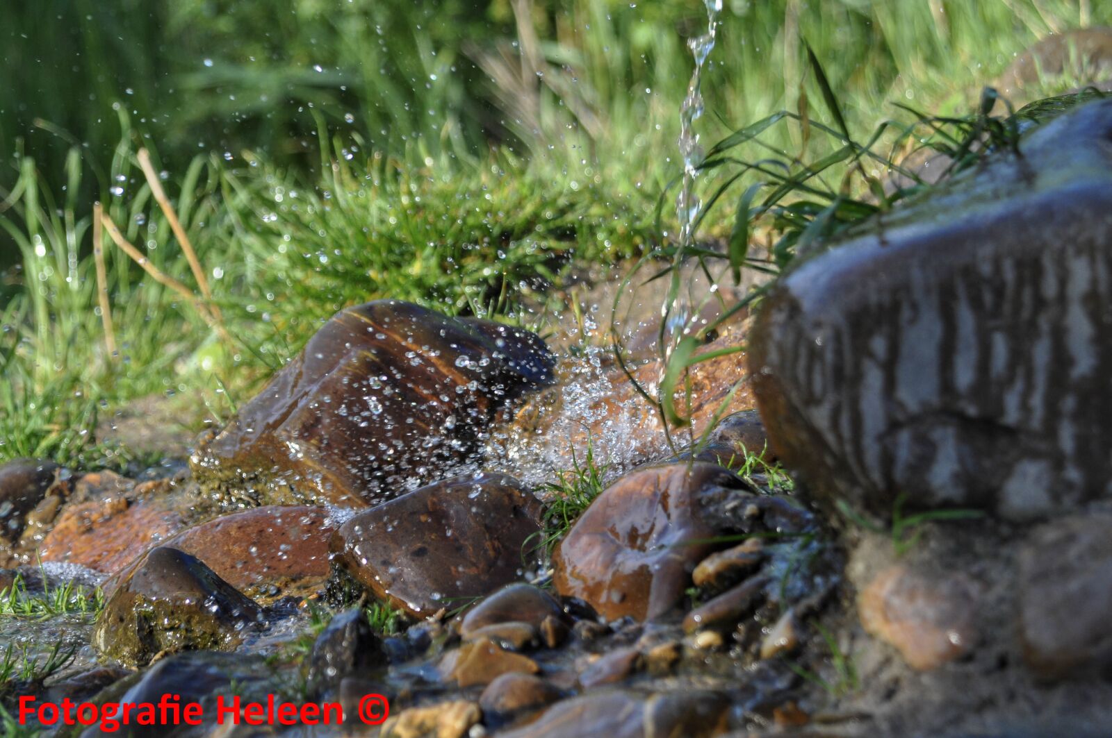 Nikon D90 sample photo. Water, rock, stones photography