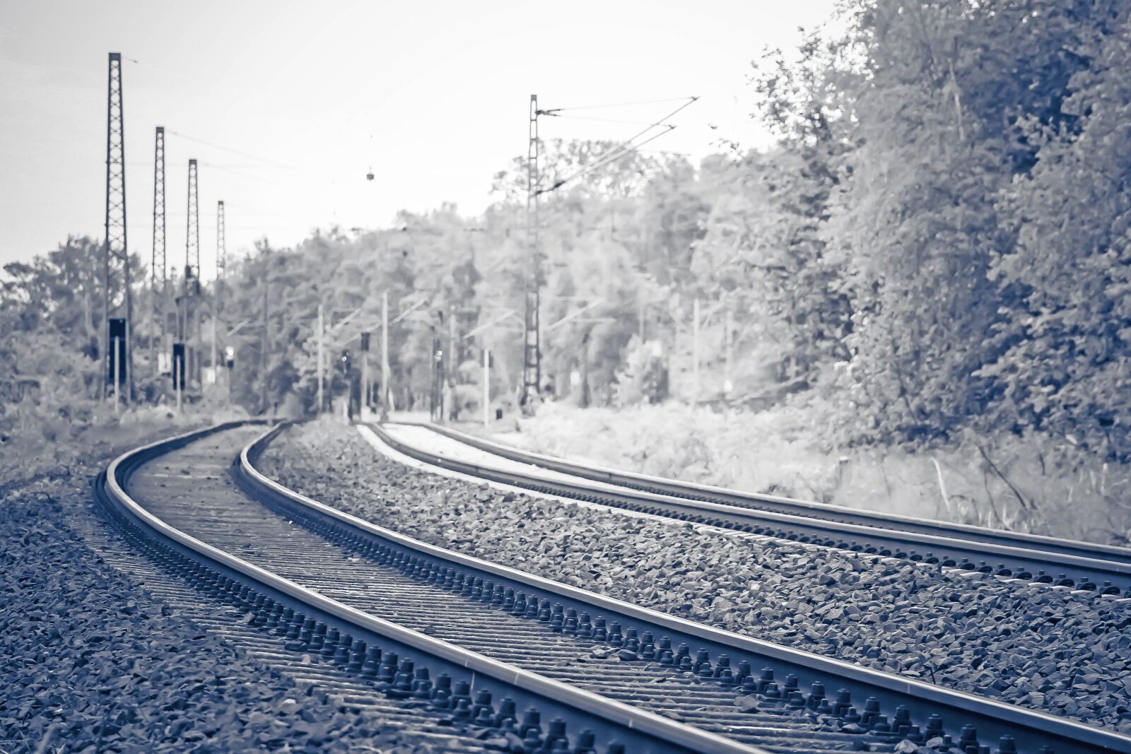 Canon EOS 70D sample photo. Rails, train, railway photography