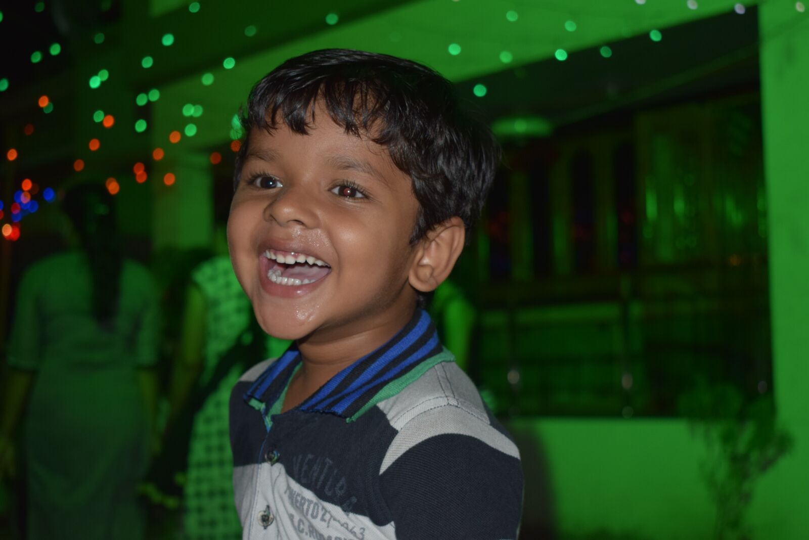 Nikon D3300 sample photo. Child, portrait, night photography