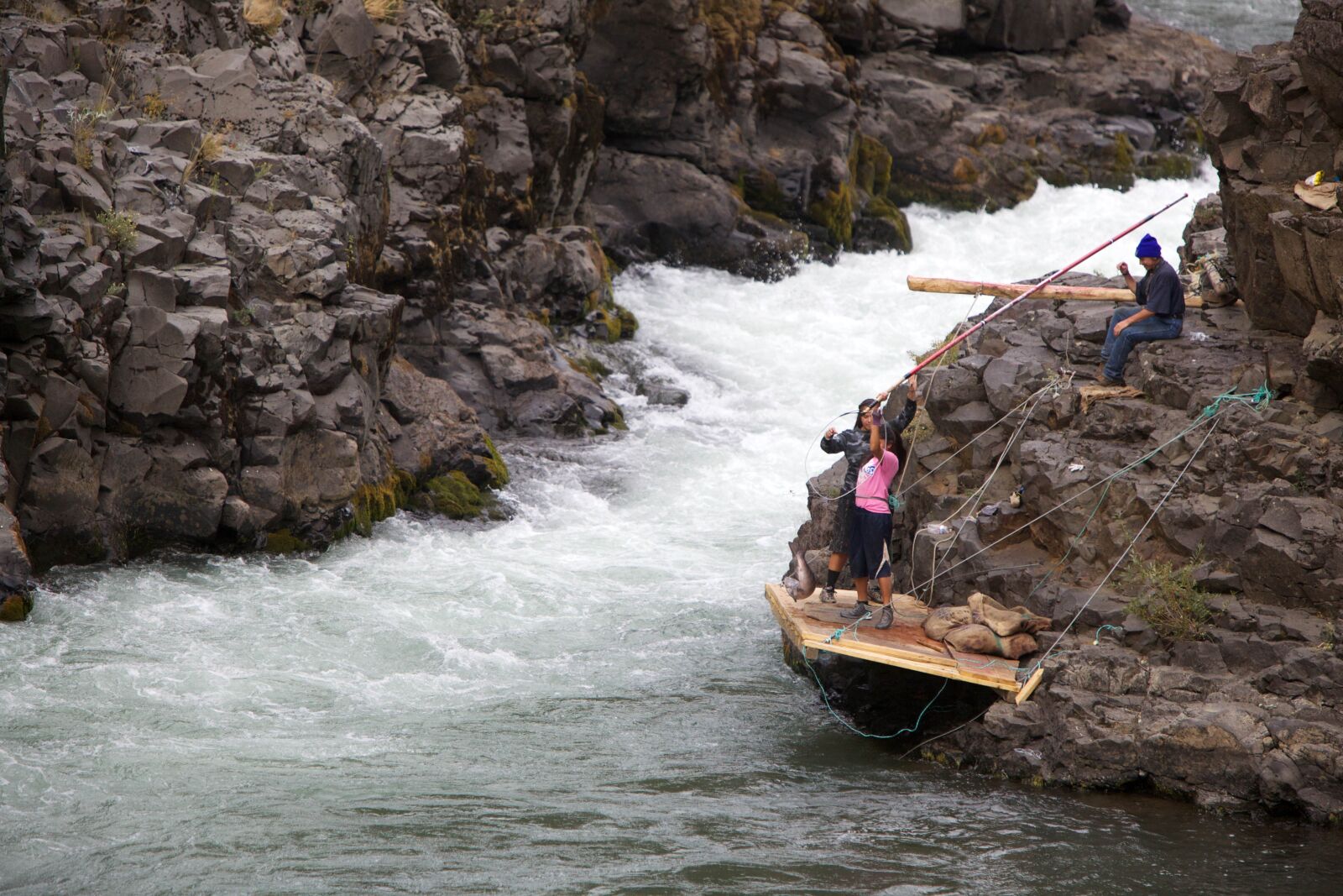 Canon EOS 5D Mark II sample photo. Fast, river, fishing photography