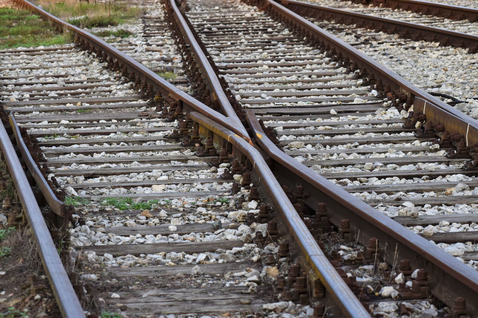 Nikon D3300 sample photo. Railway cross, track, rail photography