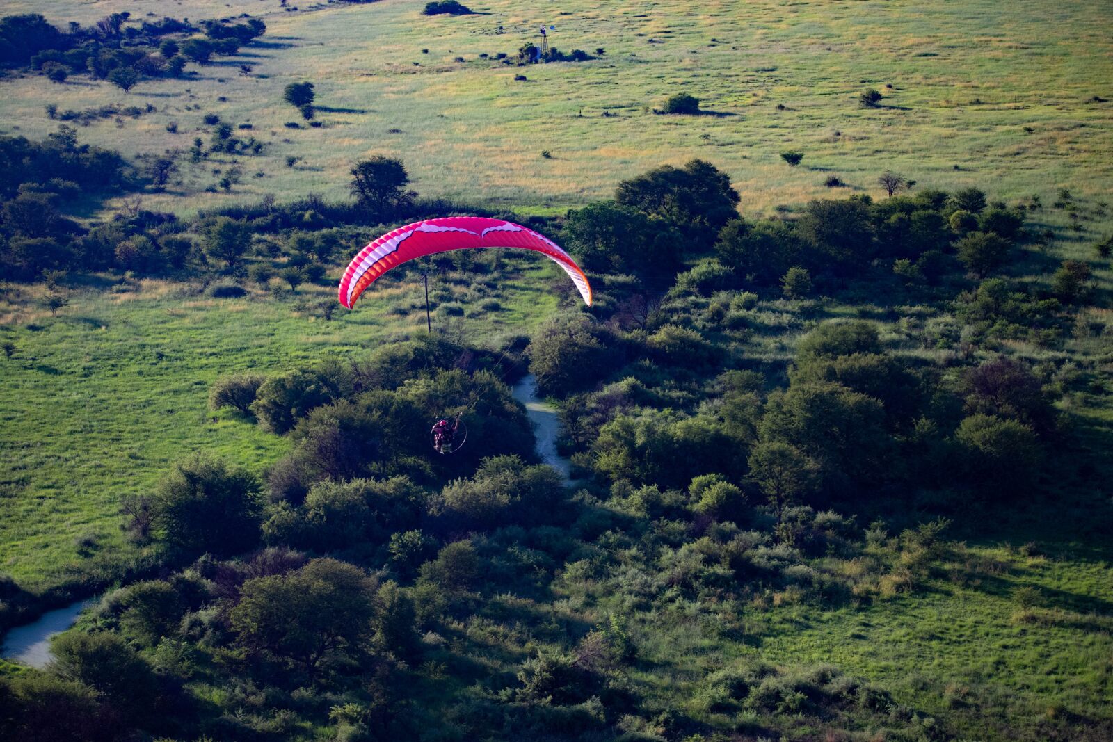 Nikon D3400 sample photo. Paramotor, flight, paragliding photography