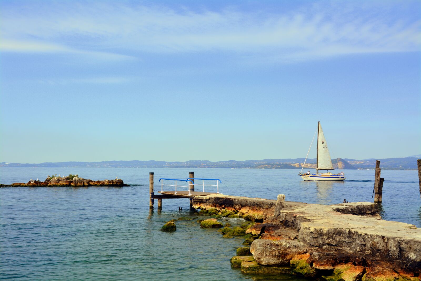 Nikon D7100 sample photo. Lake, garda, punta san photography