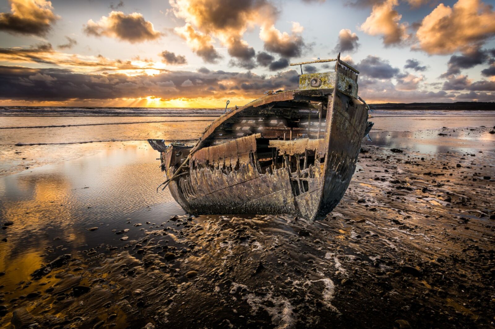 Nikon D5300 sample photo. Wreck, ship, rusty photography