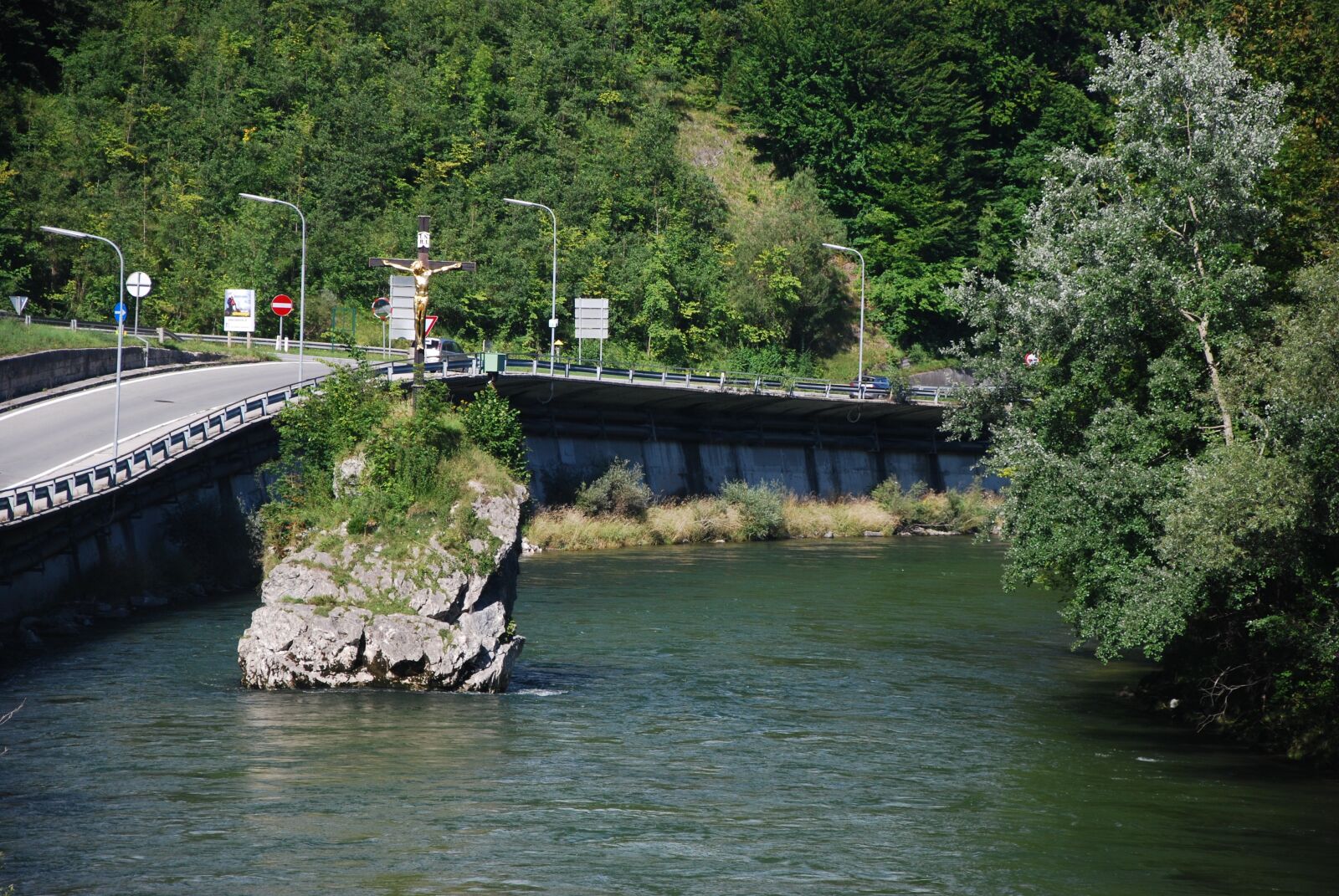 Nikon D60 sample photo. Bath ischl, river, stone photography