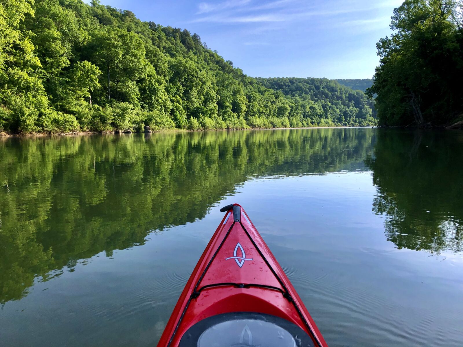 iPhone 8 back camera 3.99mm f/1.8 sample photo. Buffalo river, river, nature photography