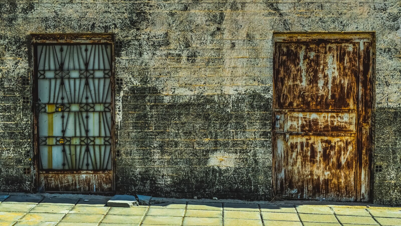 Nikon D3300 sample photo. Doors, metallic, wall photography