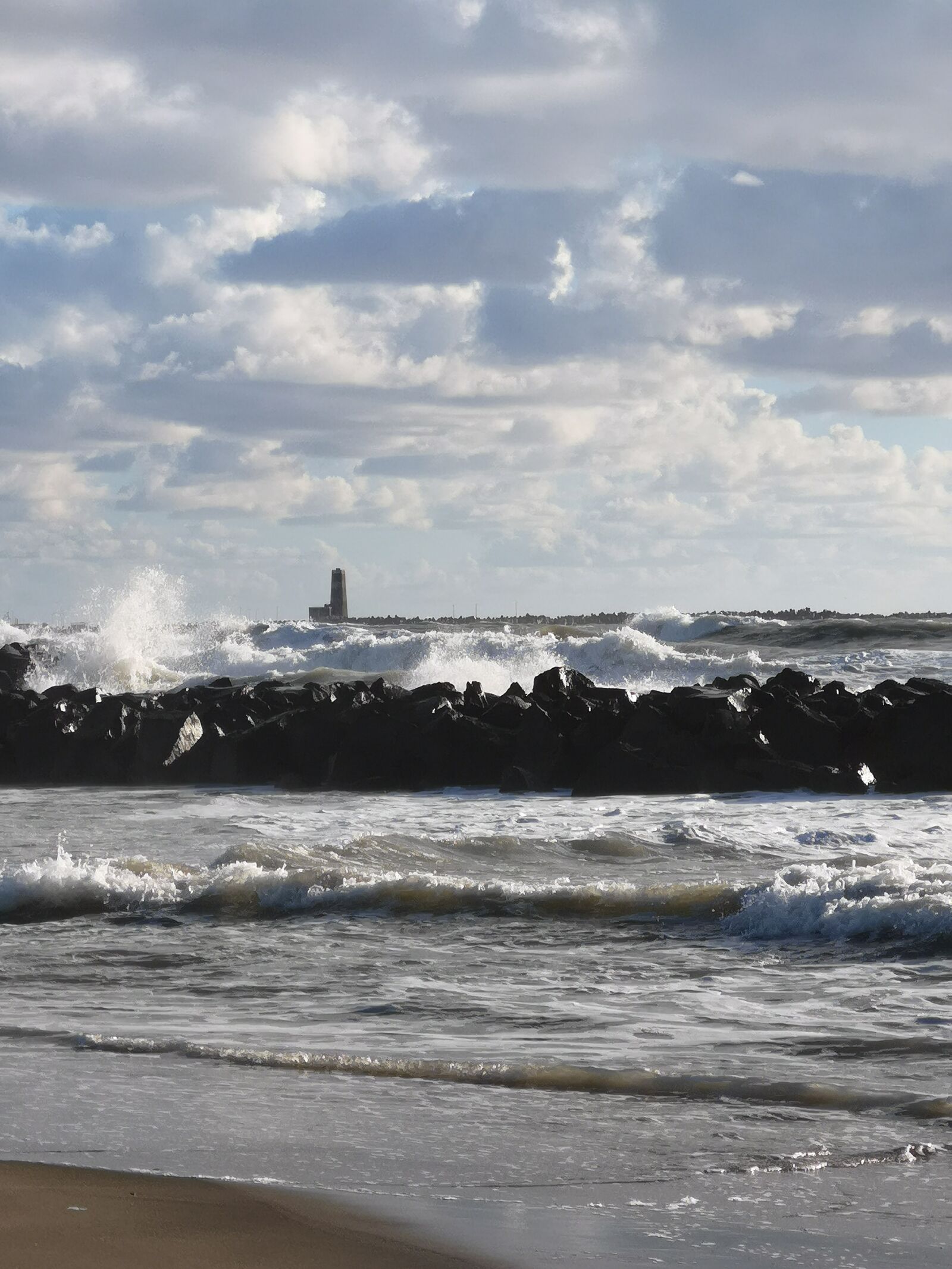 HUAWEI CLT-L29 sample photo. Lighthouse, sea, fiumicino photography