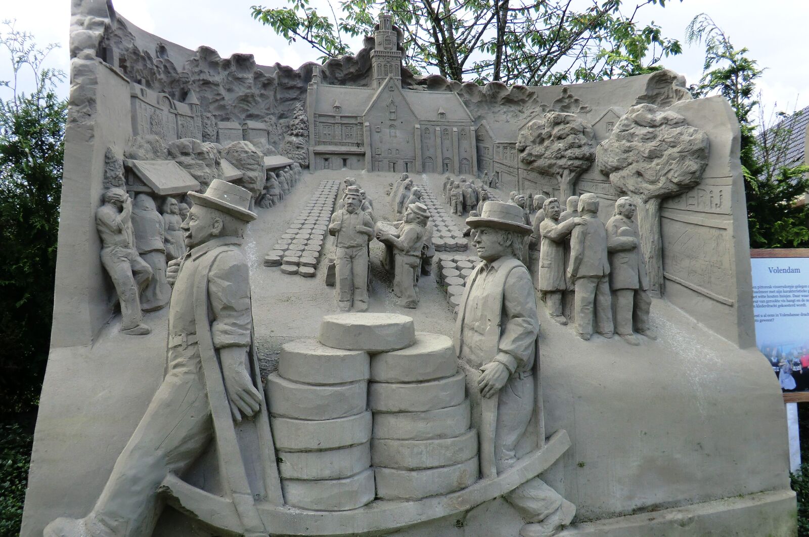 CASIO EX-H5 sample photo. Sand sculpture, cheese market photography