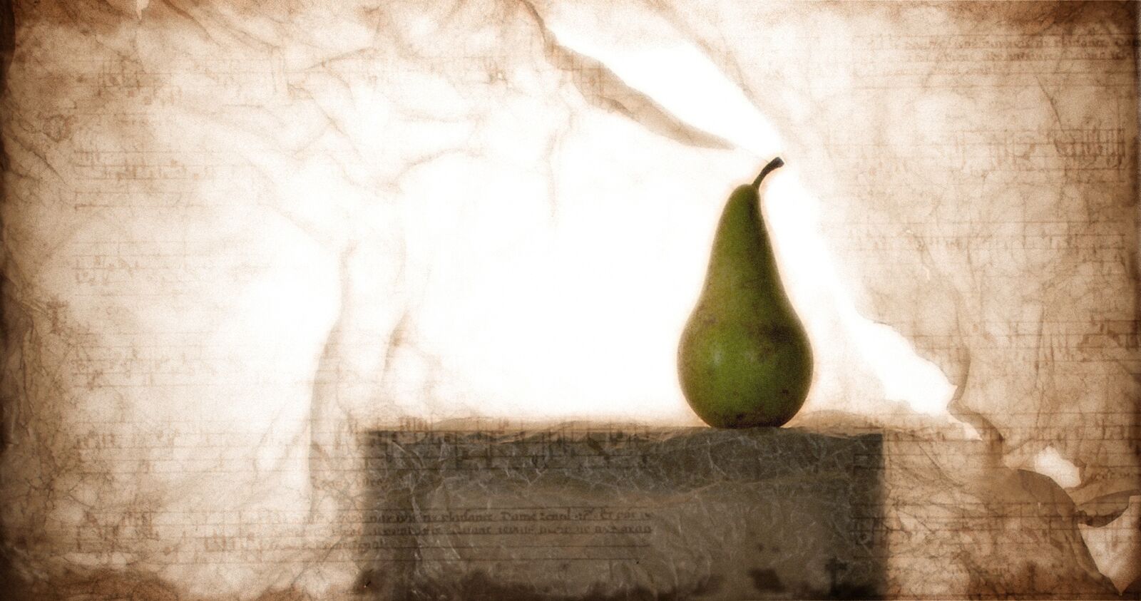 Nikon D200 sample photo. Pear, decorative, paper photography