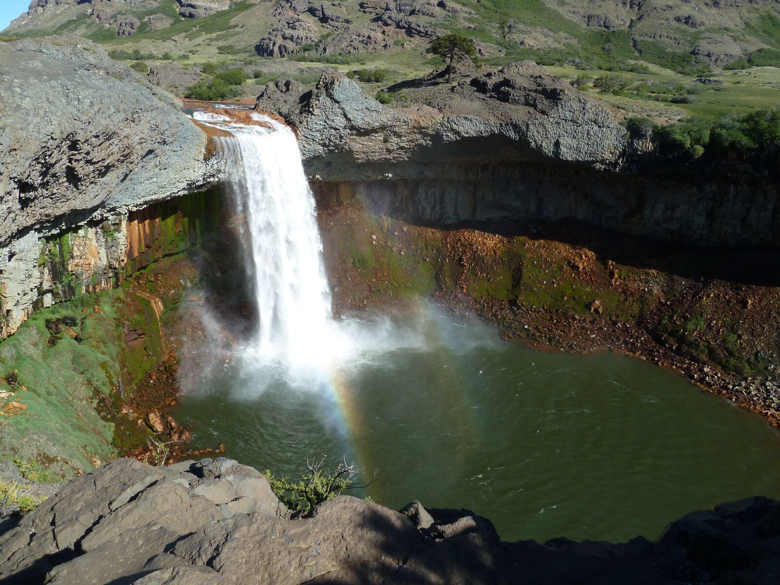 Panasonic Lumix DMC-ZS7 (Lumix DMC-TZ10) sample photo. Waterfall, andes, nature photography