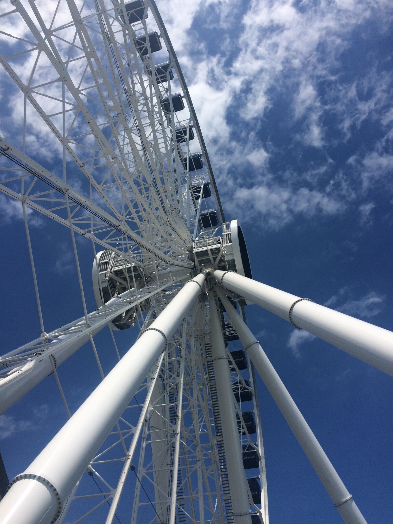 iPhone 5s back camera 4.15mm f/2.2 sample photo. Navy pier, ferris wheel photography