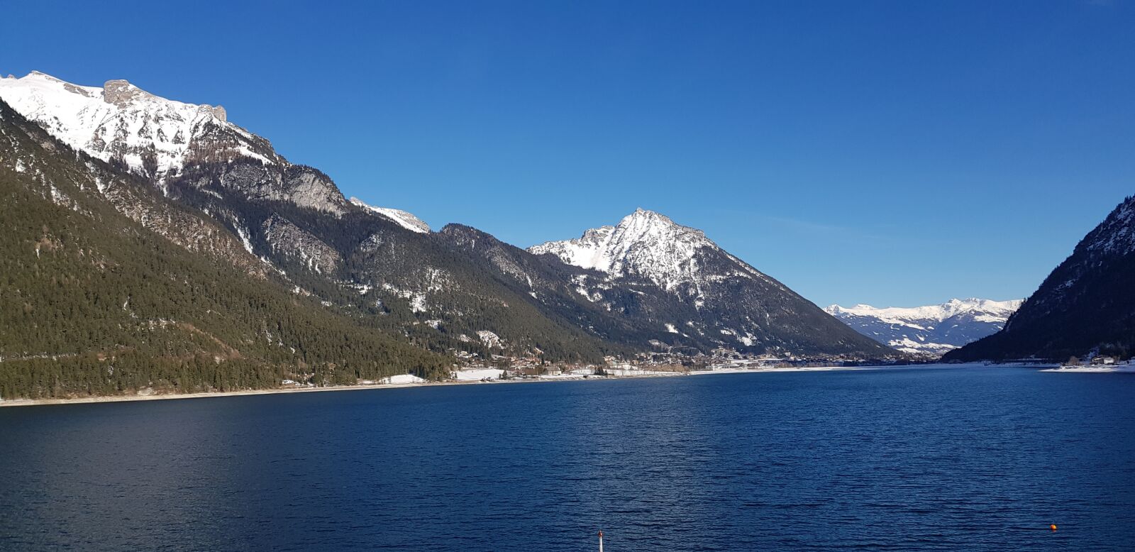 Samsung Galaxy S8 sample photo. Achensee, lake, mountains photography
