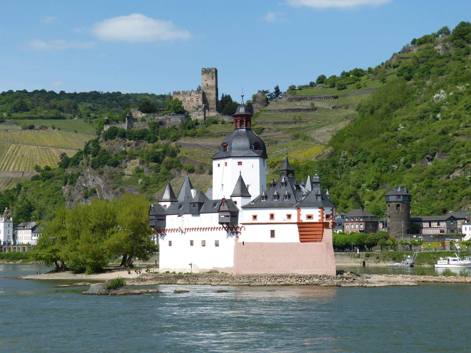Panasonic Lumix DMC-FZ150 sample photo. Castle, pfalzgrafenstein, river photography
