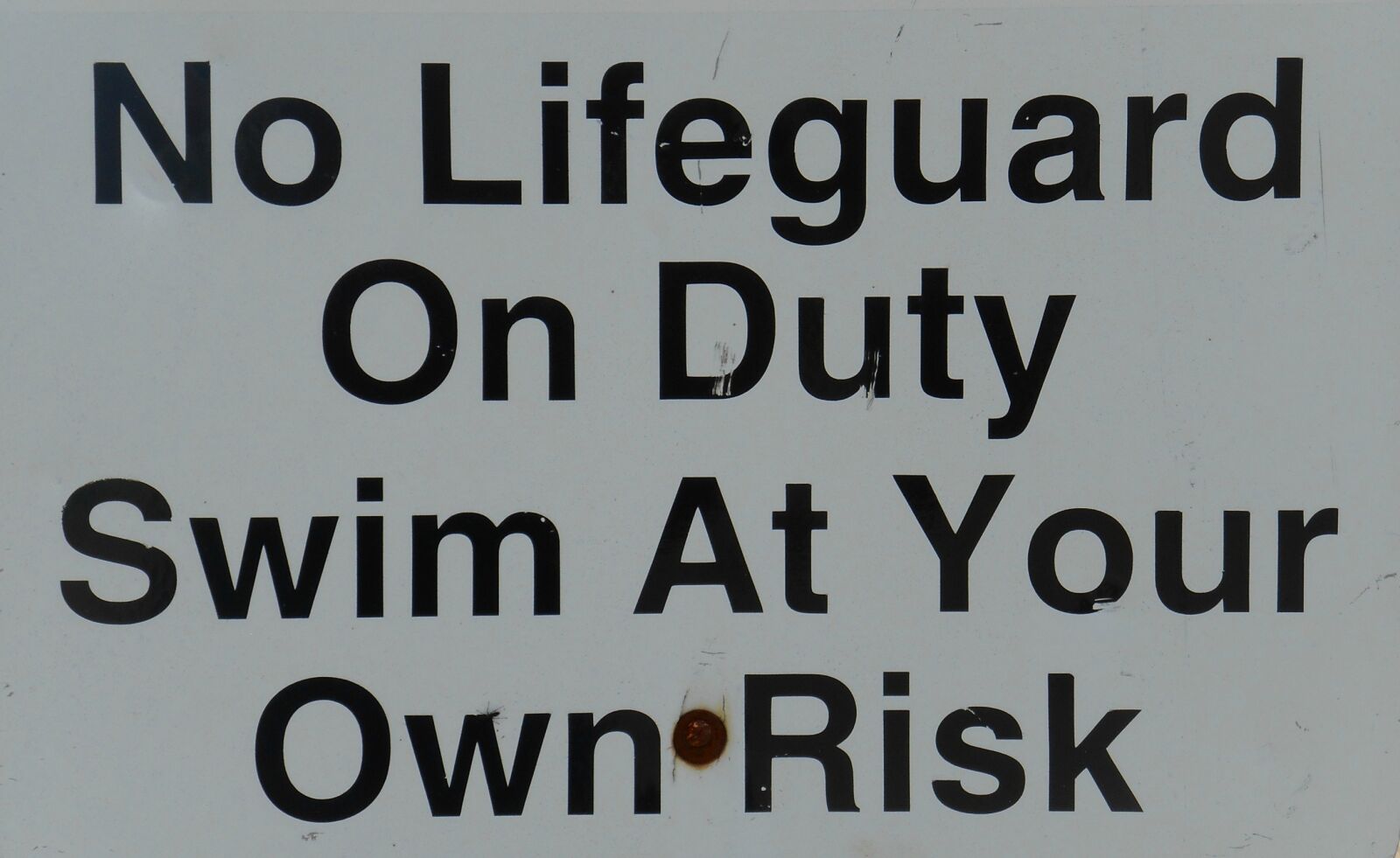 Nikon Coolpix S3500 sample photo. Lifeguard, no, lifeguard, sign photography