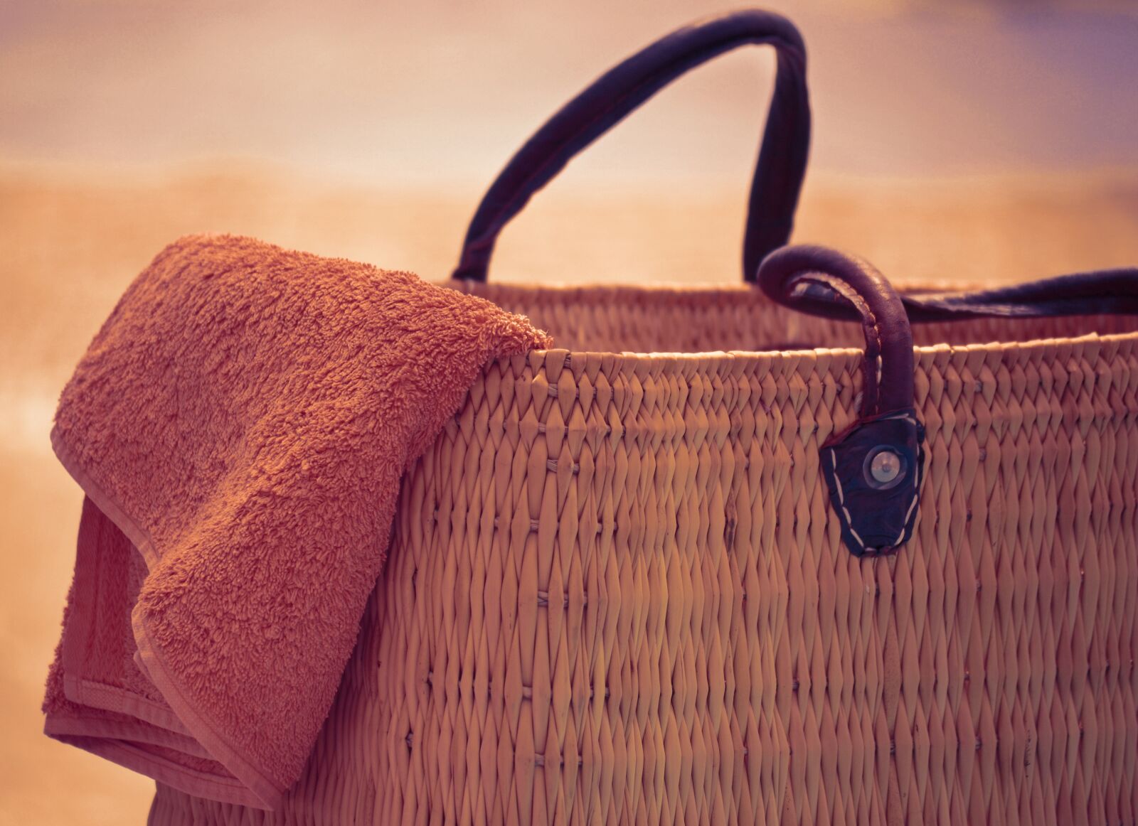 Nikon D3100 sample photo. Beach bag and towel photography