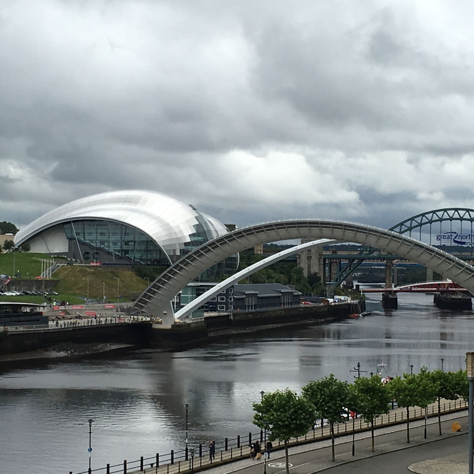 Apple iPhone 6s sample photo. Arch, bridge, newcastle, river photography