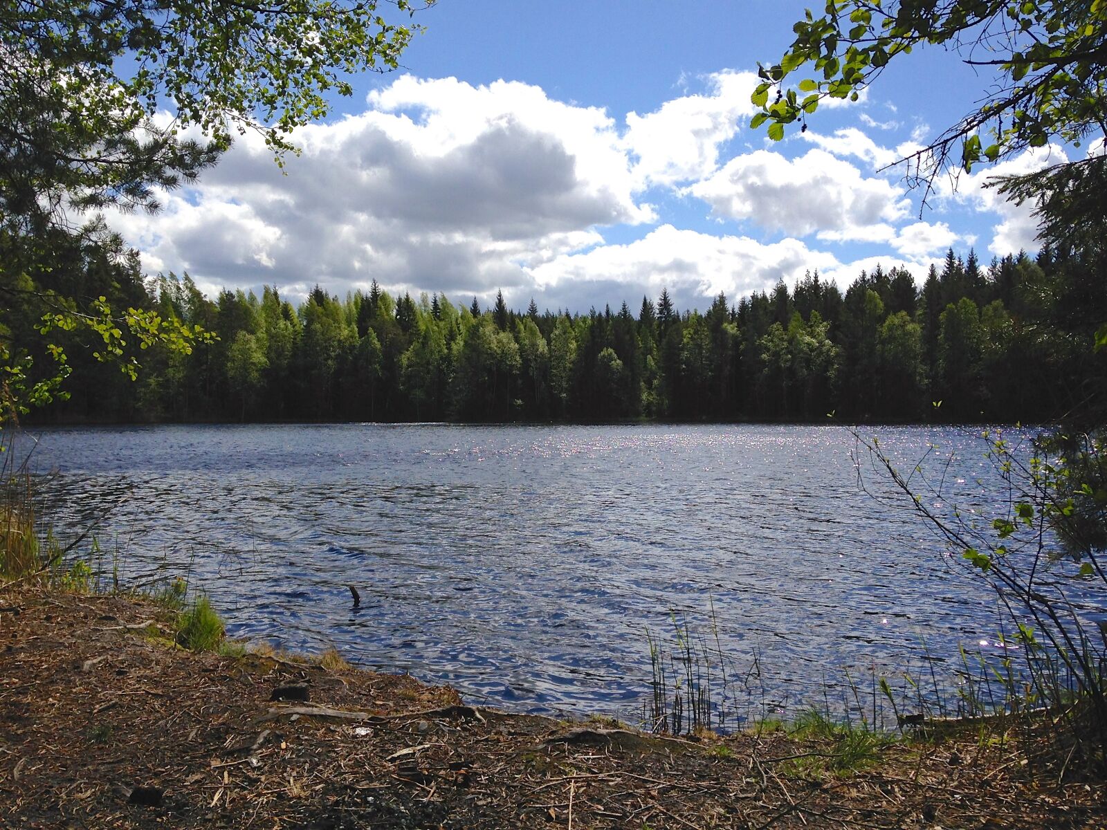 iPhone 5 back camera 4.12mm f/2.4 sample photo. Lake, finland, finnish photography
